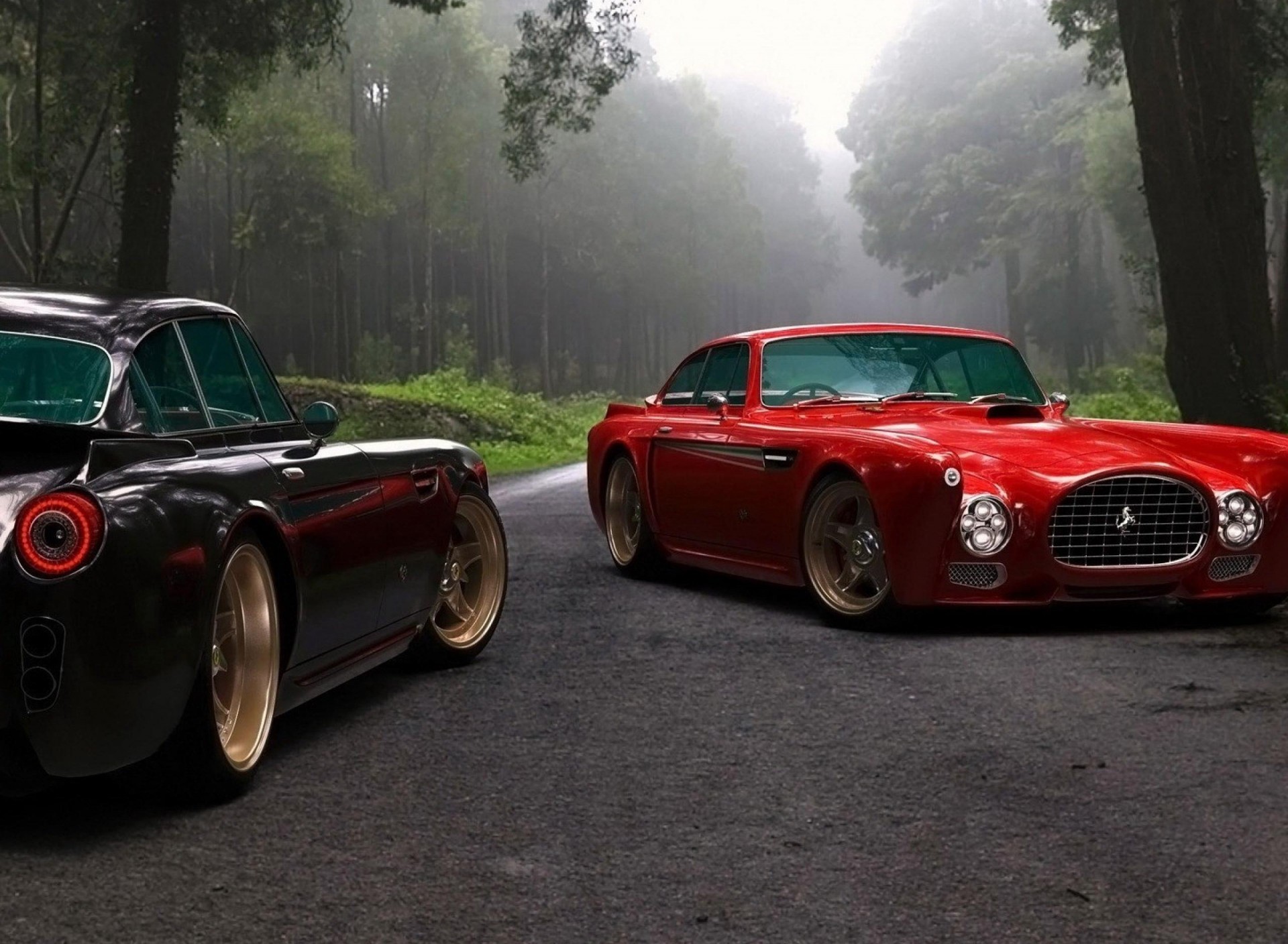 法拉利 经典跑车