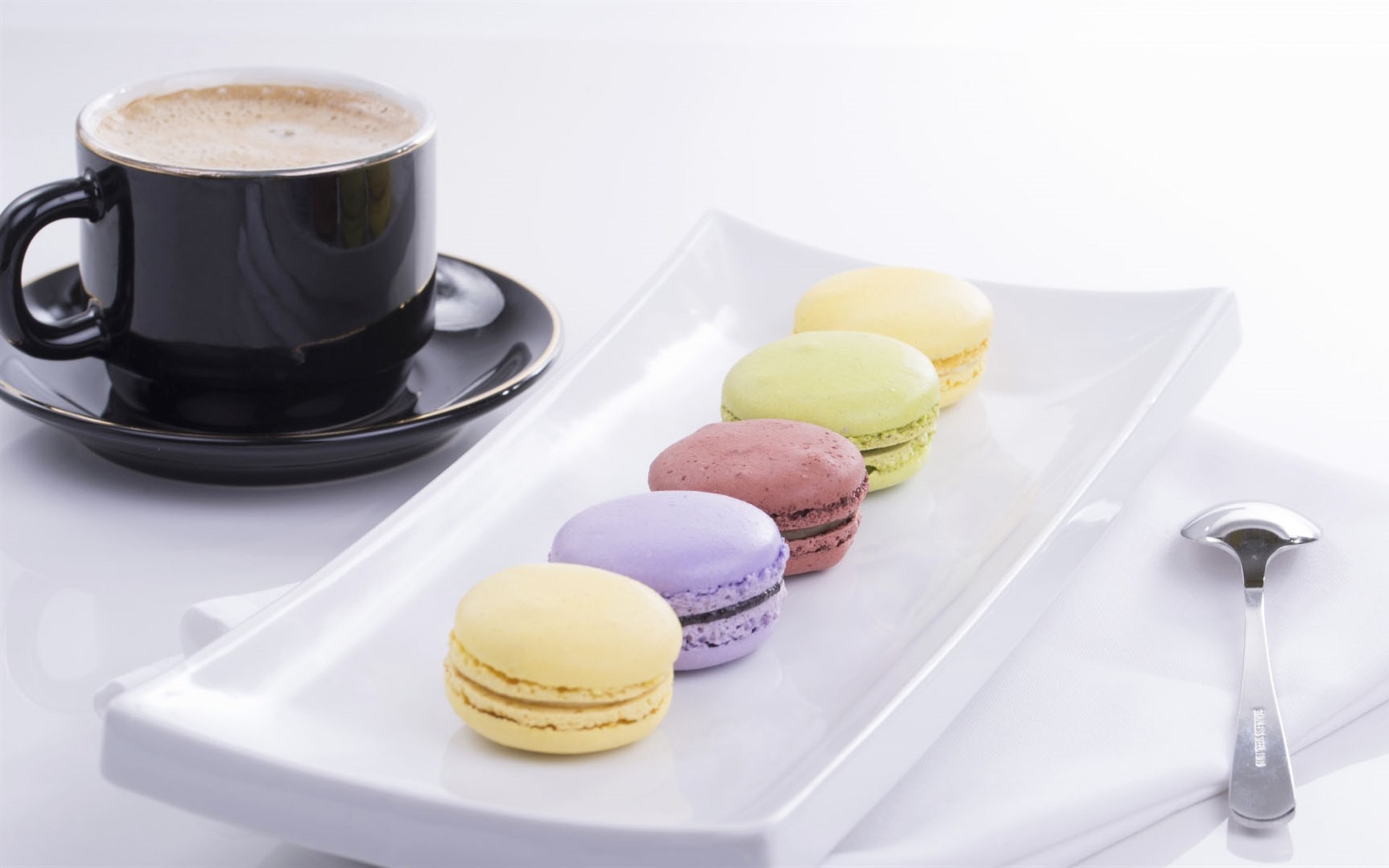 小清新 静物写真 食物 甜品 马卡龙