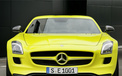 Mercedes Benz 奔驰 纯电力 超跑 跑车 汽车 黄色  2012Y十月31D 儿童桌面专用
