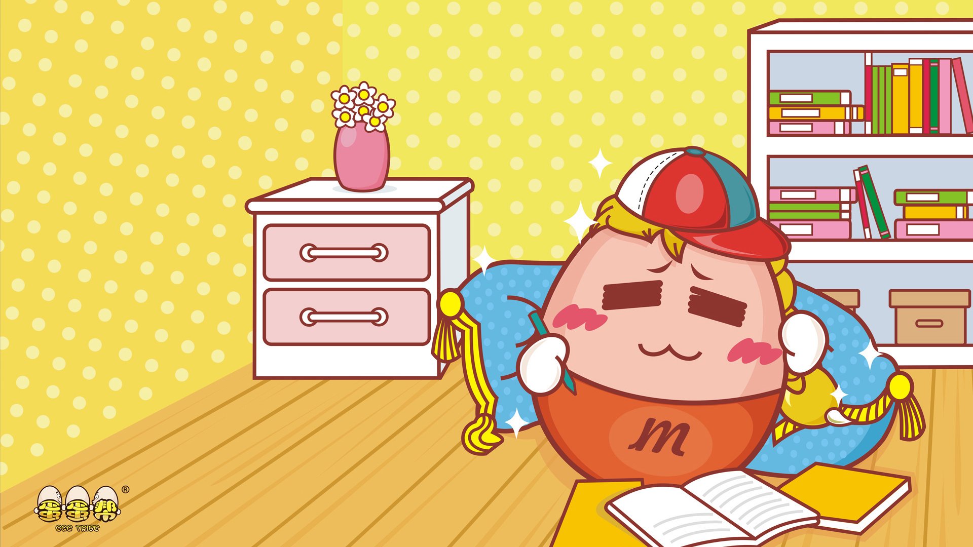 动漫卡通 手绘 动画 蛋蛋帮 儿童桌面专用