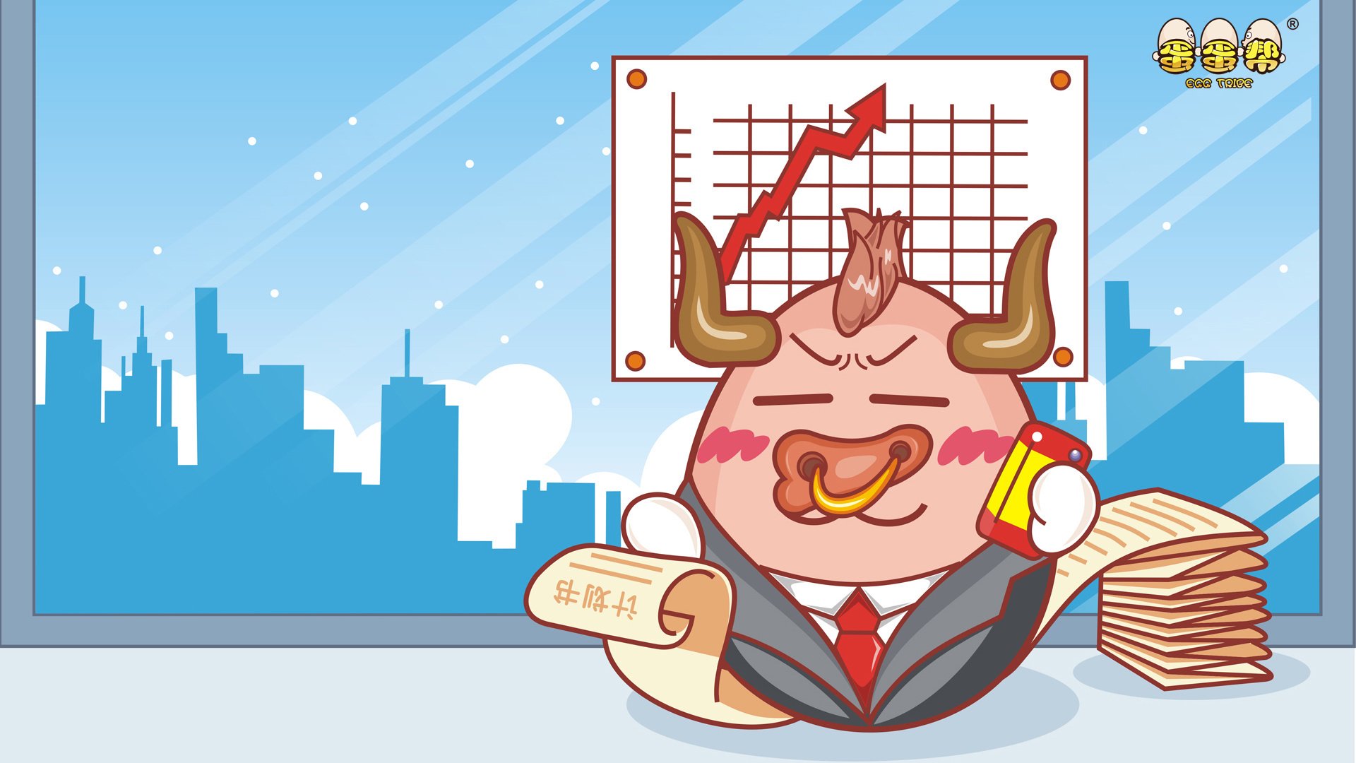 动漫卡通 手绘 动画 蛋蛋帮 儿童桌面专用