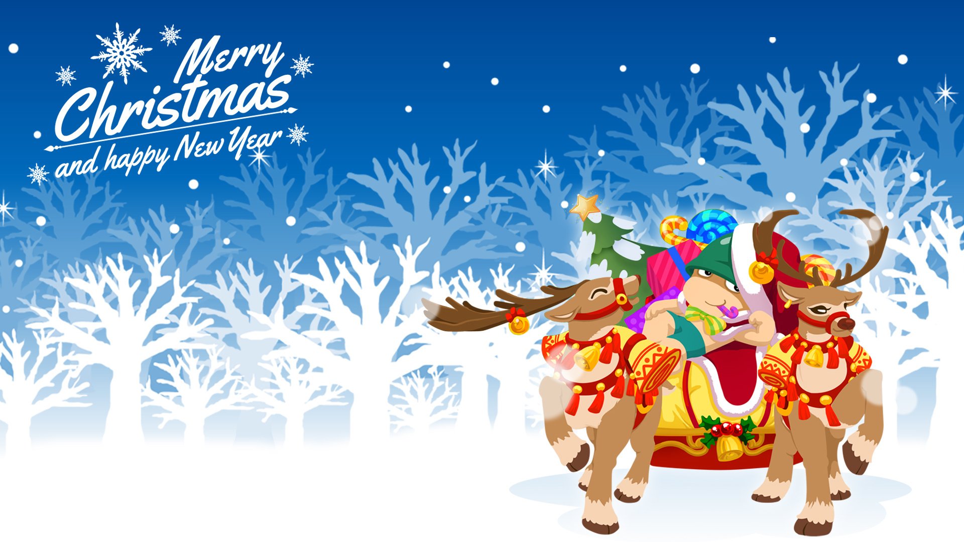 动漫 可爱 动画 手绘 圣诞节 炮炮兵 儿童桌面专用