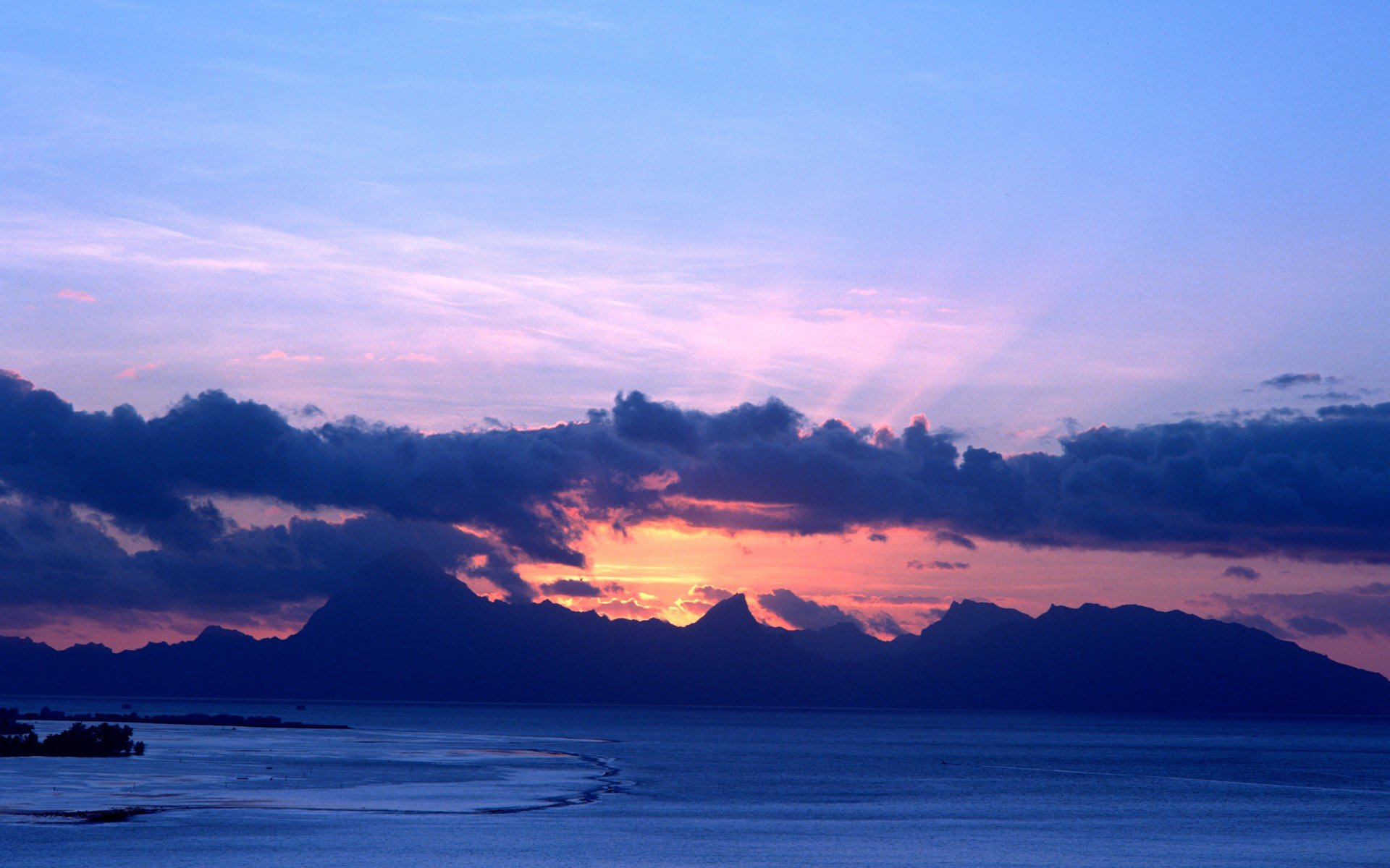 自然 风光 风景 落日余晖 夕阳 黄昏 傍晚 唯美