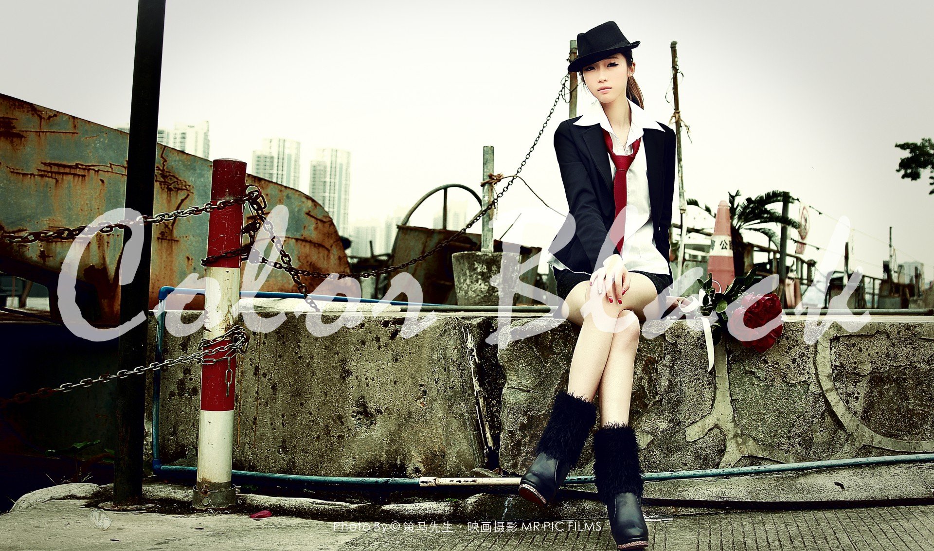 摄影师策马 美女 清纯 甜美 校园