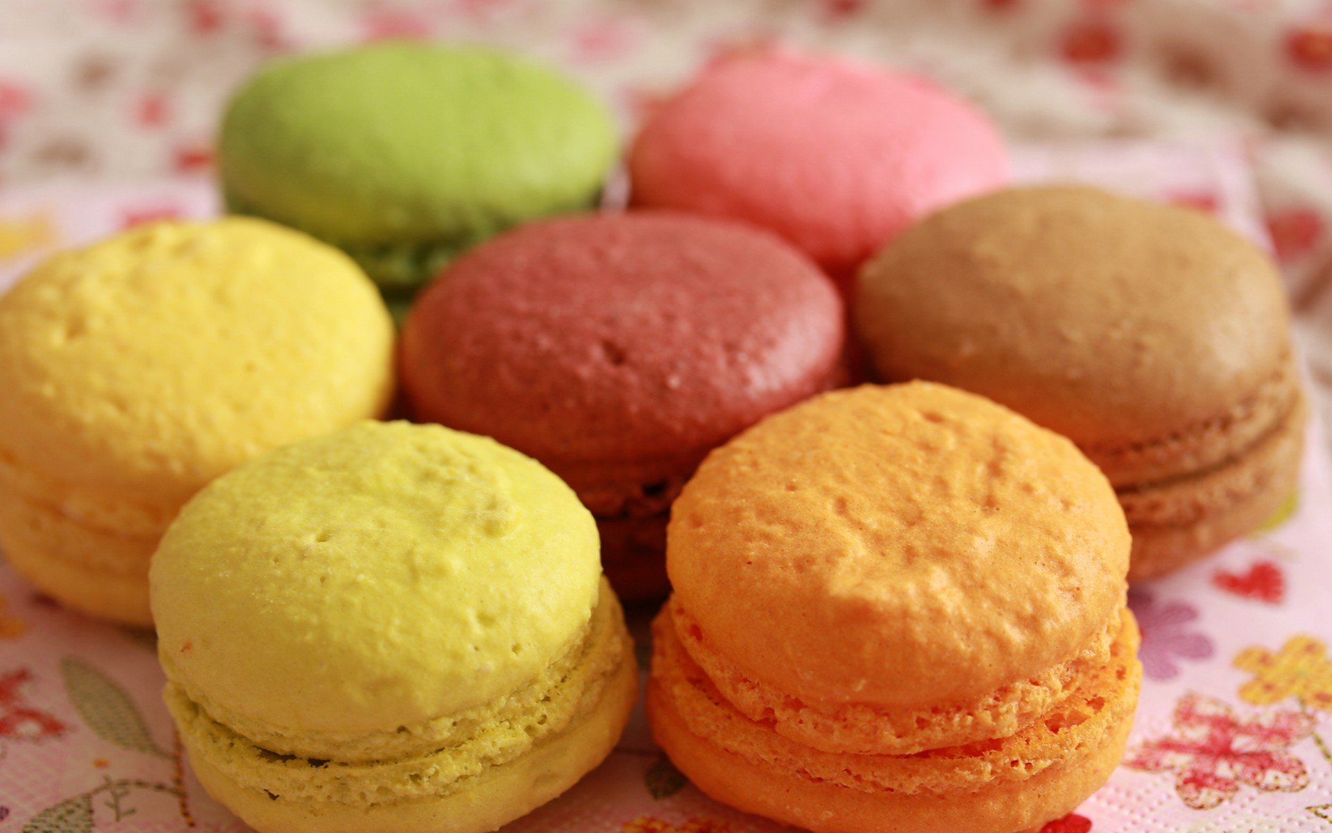 美食  清新 一口一口吃掉忧愁 食物 甜点 糕点 吃货 马卡龙 五颜六色