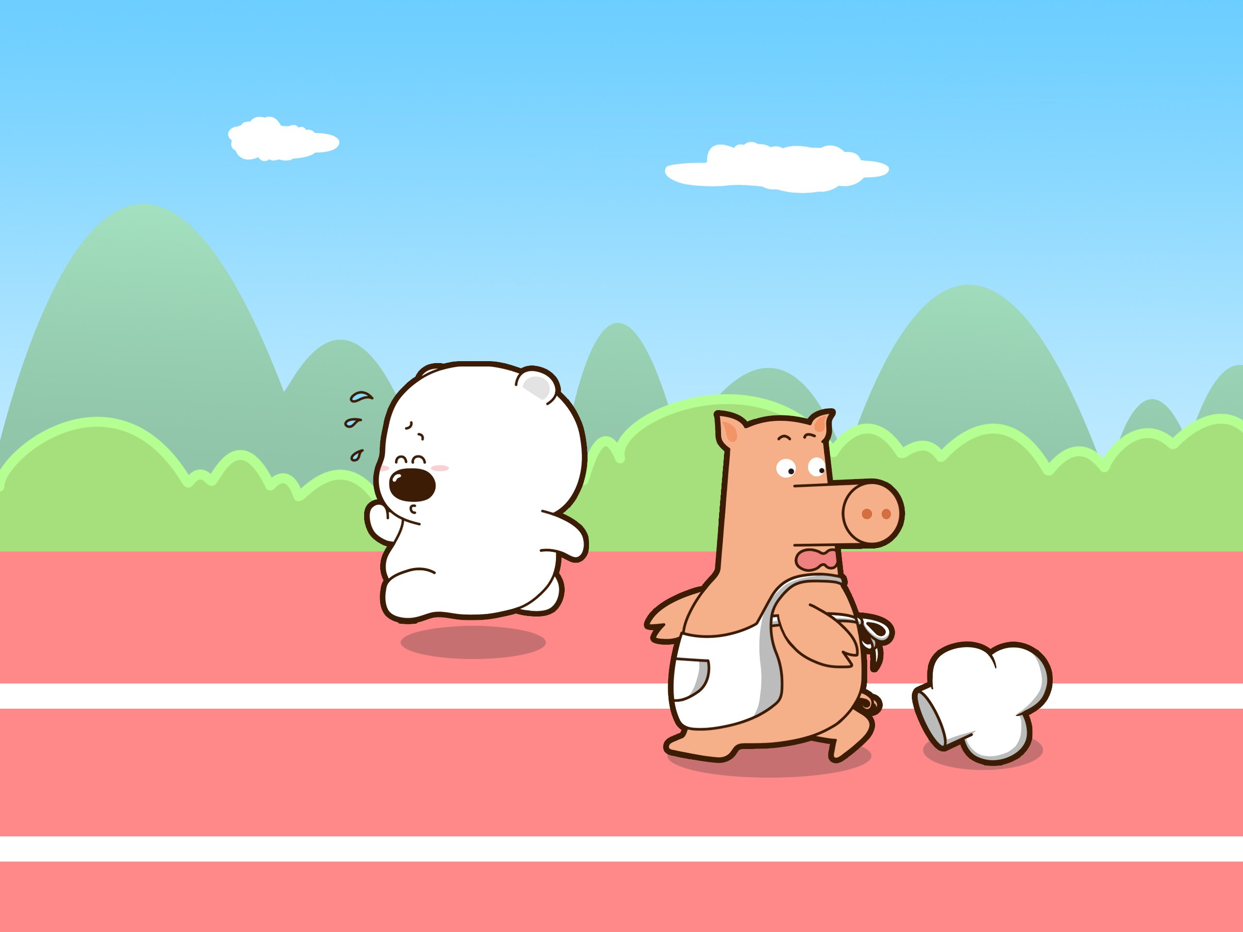 动漫 卡通 小囧熊