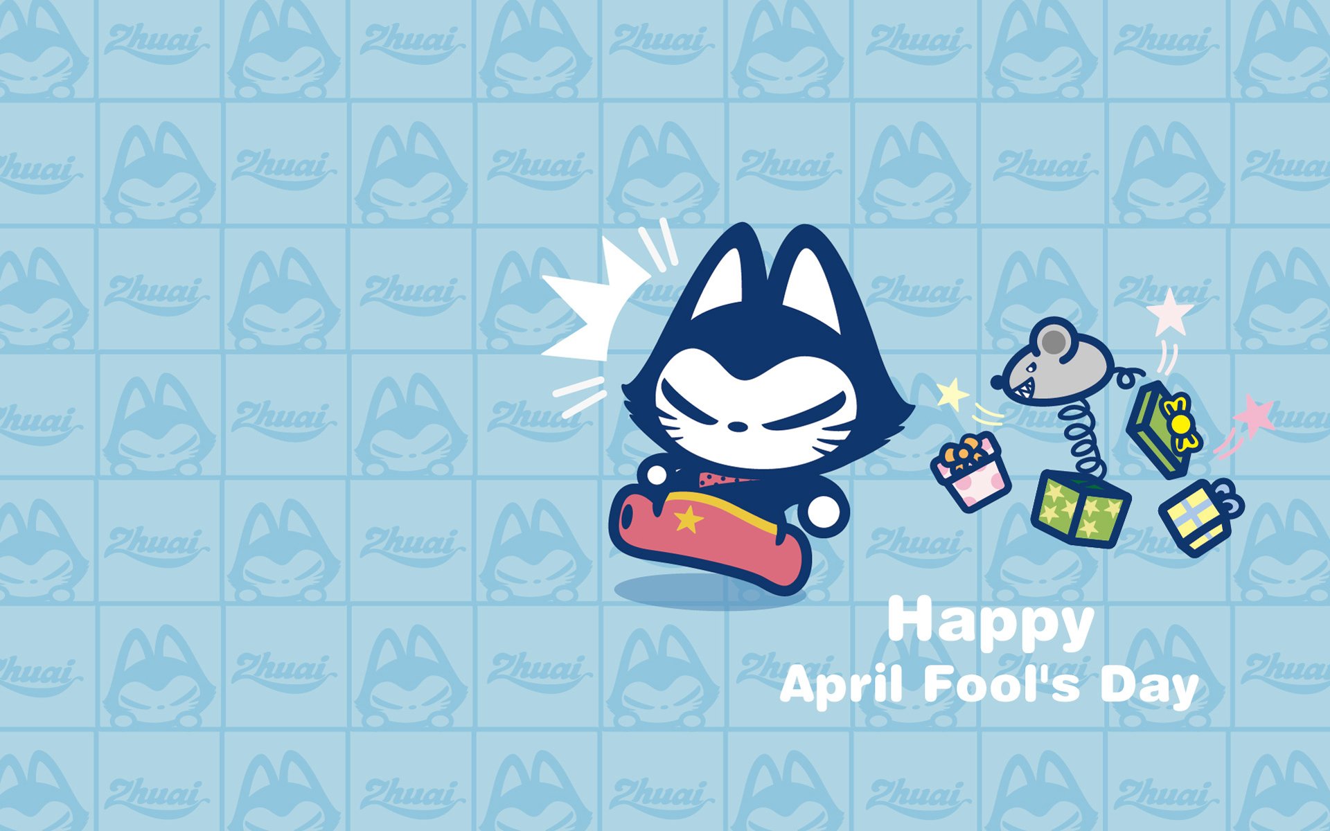 拽猫 可爱 动漫 愚人节 整蛊 恶搞 使坏