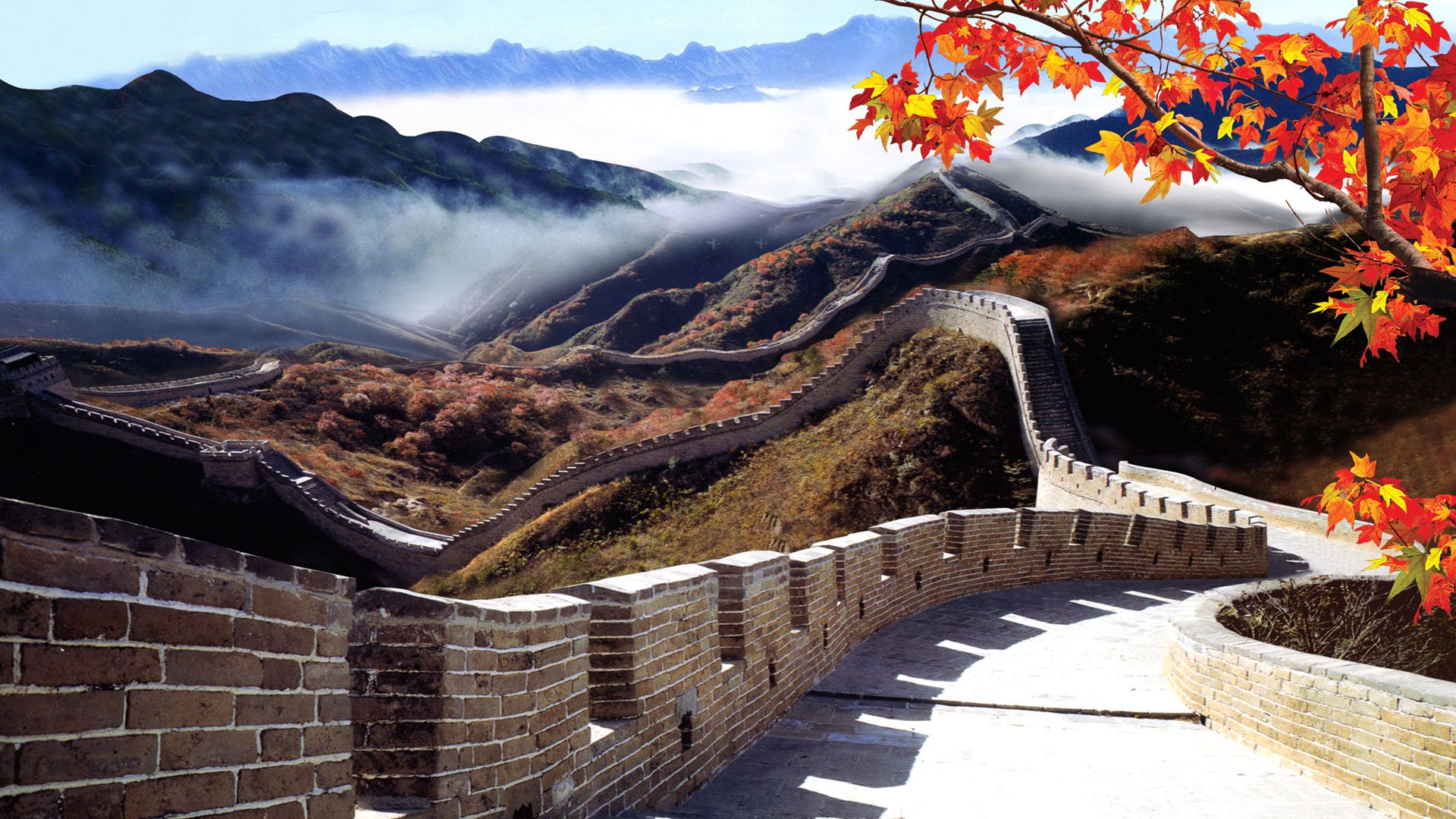 心静者高 风景 云雾 唯美 意境 古风