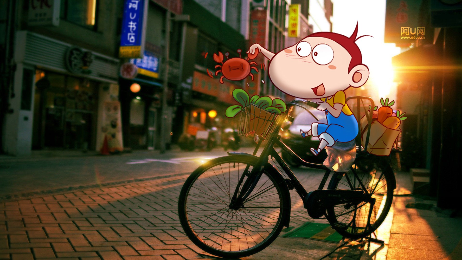 动漫卡通 手绘 阿U 阿U的旅行日记