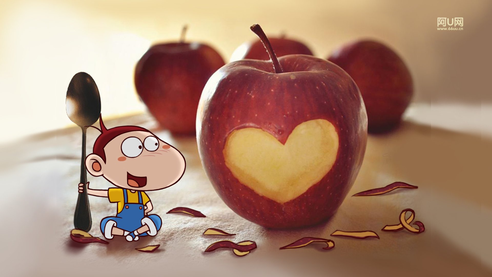 动漫卡通 手绘 阿U 阿U的旅行日记