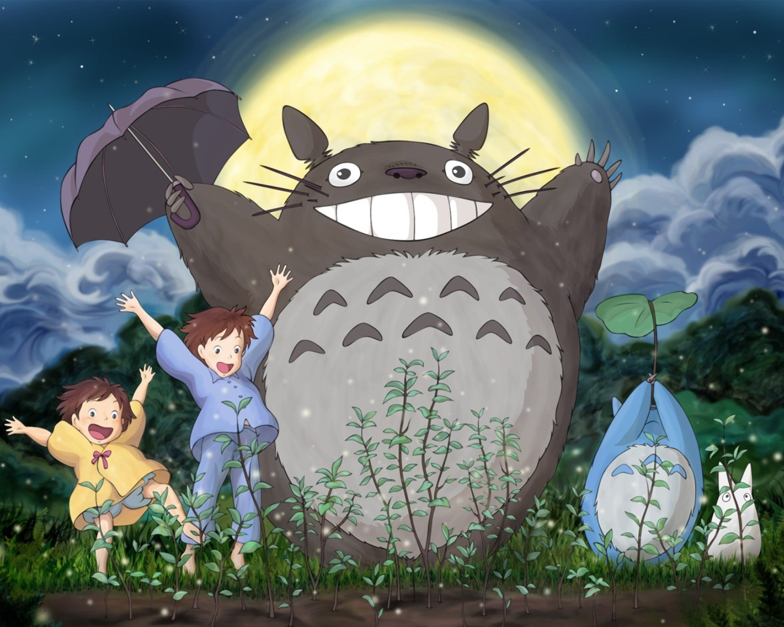 动漫 手绘 龙猫