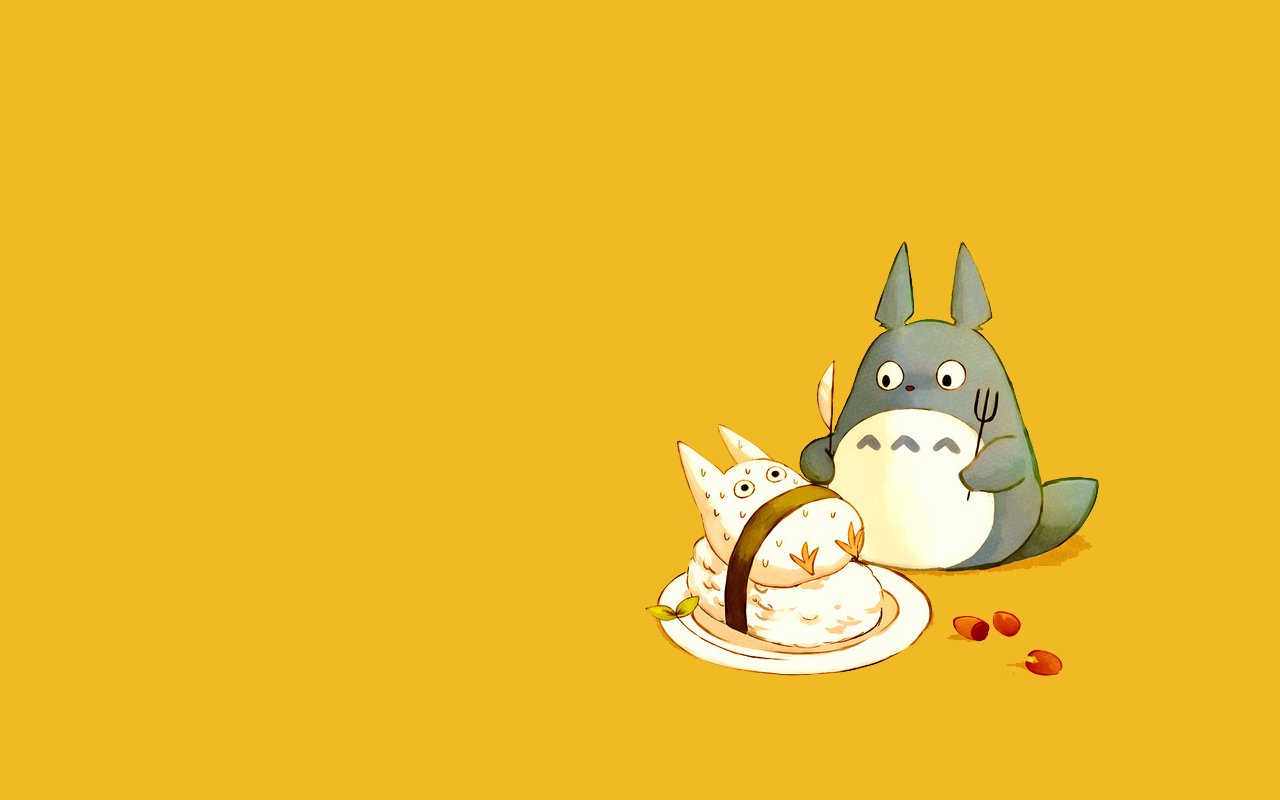 动漫 手绘 龙猫