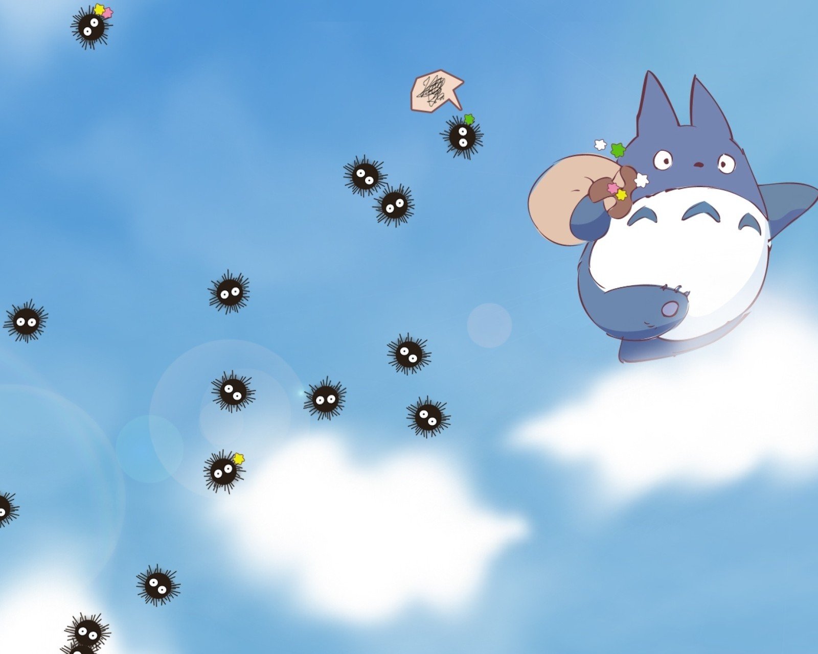 动漫 手绘 龙猫