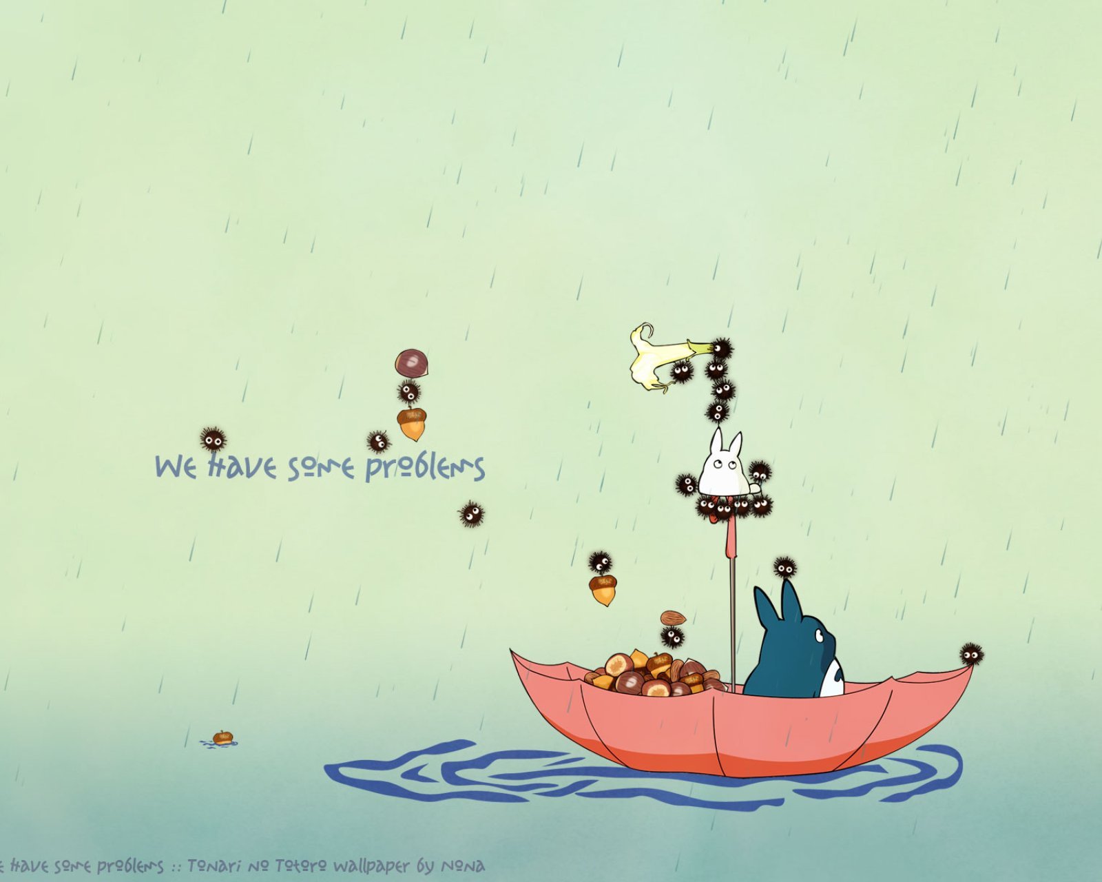 动漫 手绘 龙猫