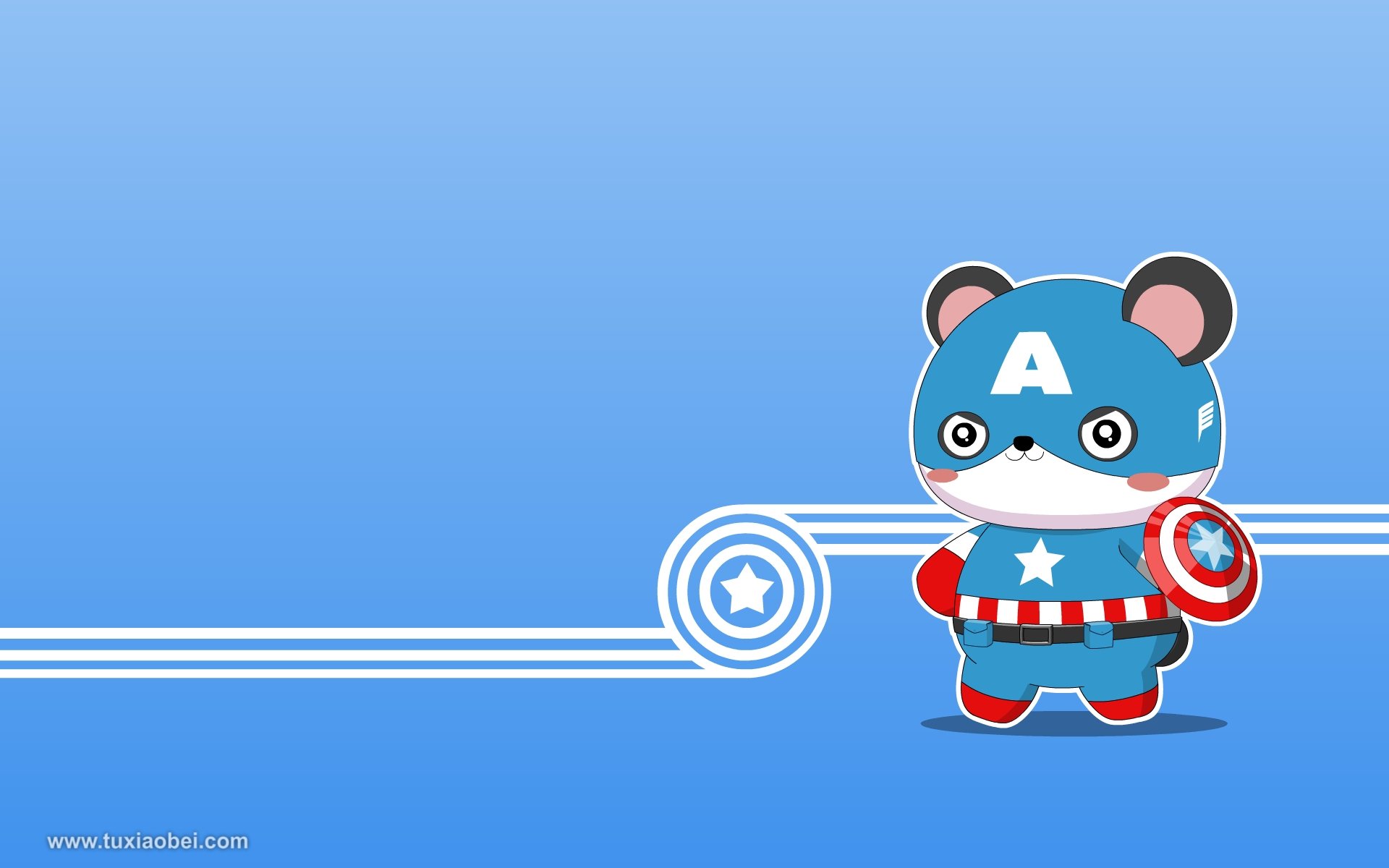 动漫 手绘 兔小贝