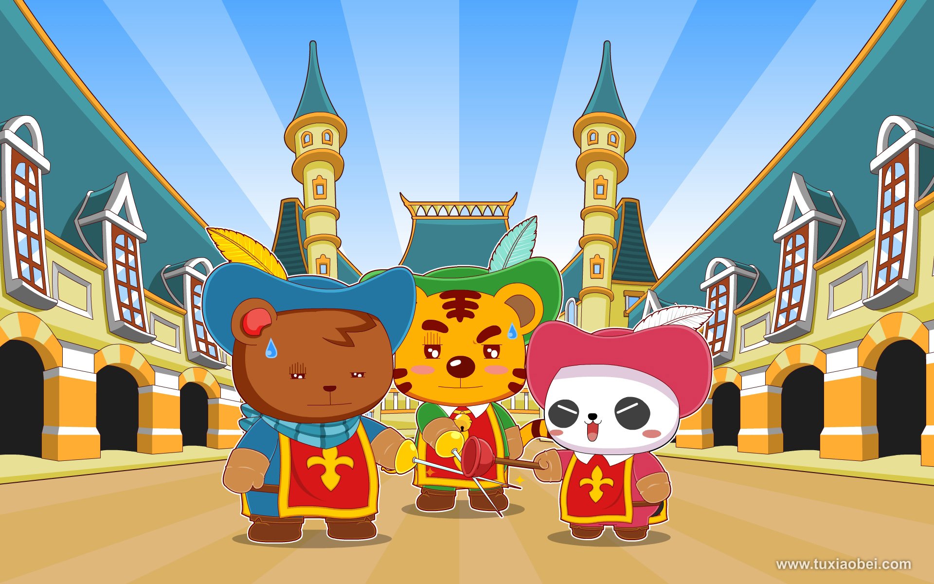 动漫 手绘 兔小贝