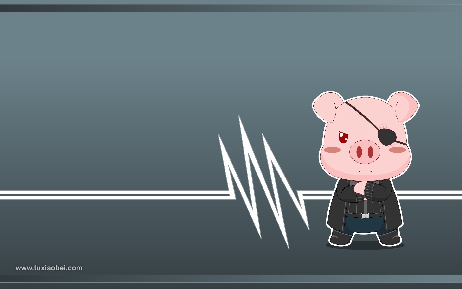 动漫 手绘 兔小贝