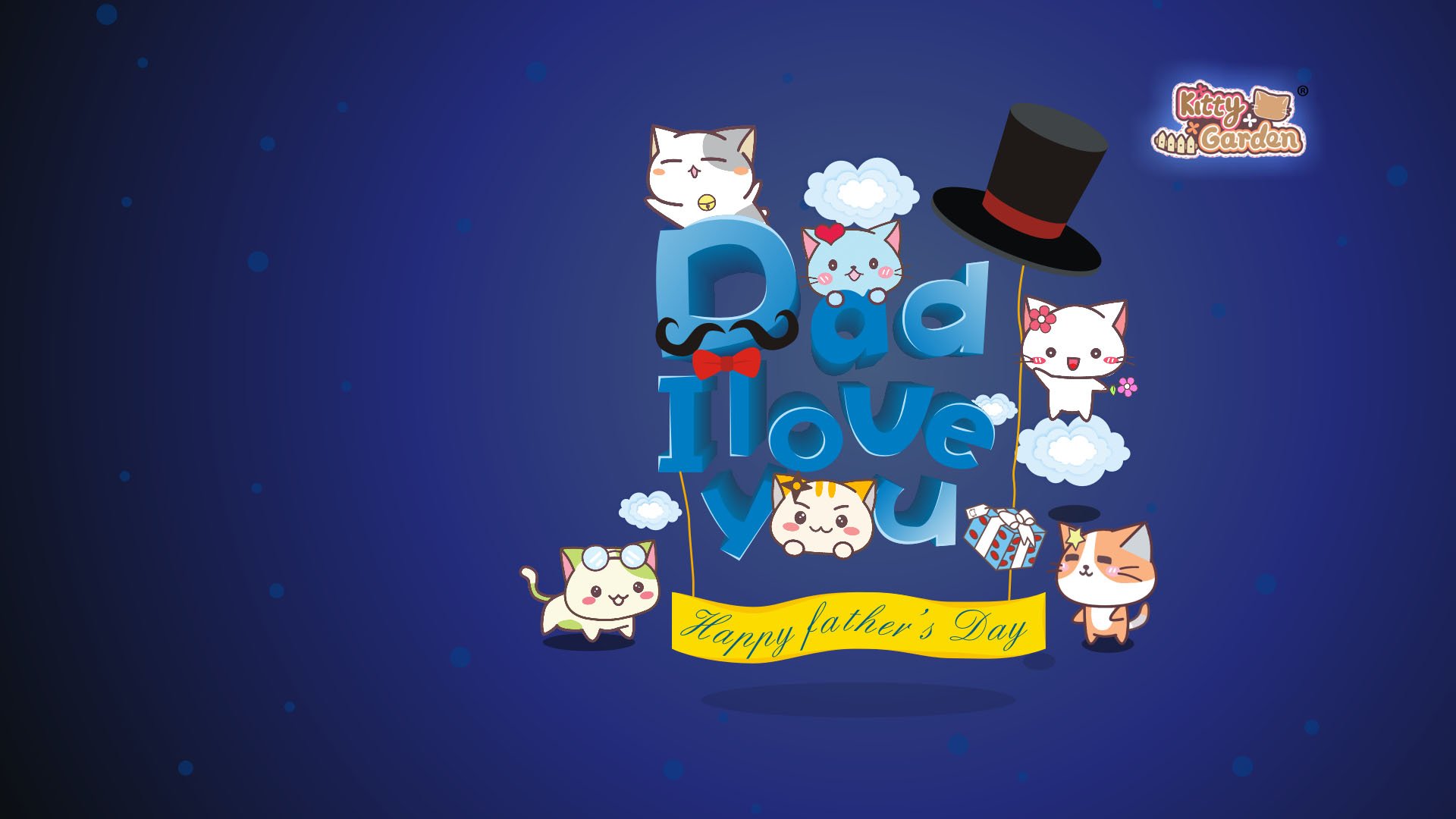 卡通 手绘 可爱 猫咪 KG猫咪乐园  Kitty Garden 猫咪乐园