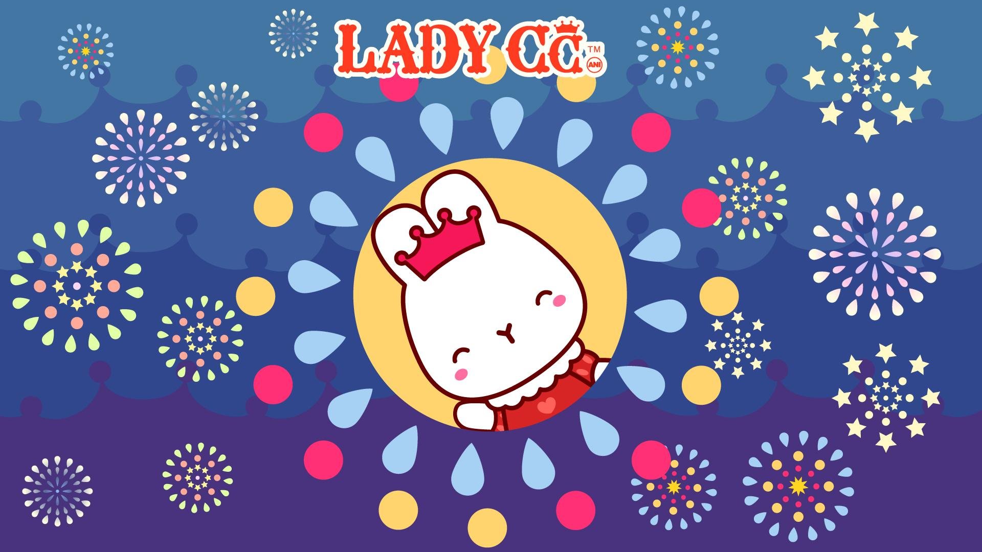 手绘 卡通 兔子 LADY CC 公主茜茜