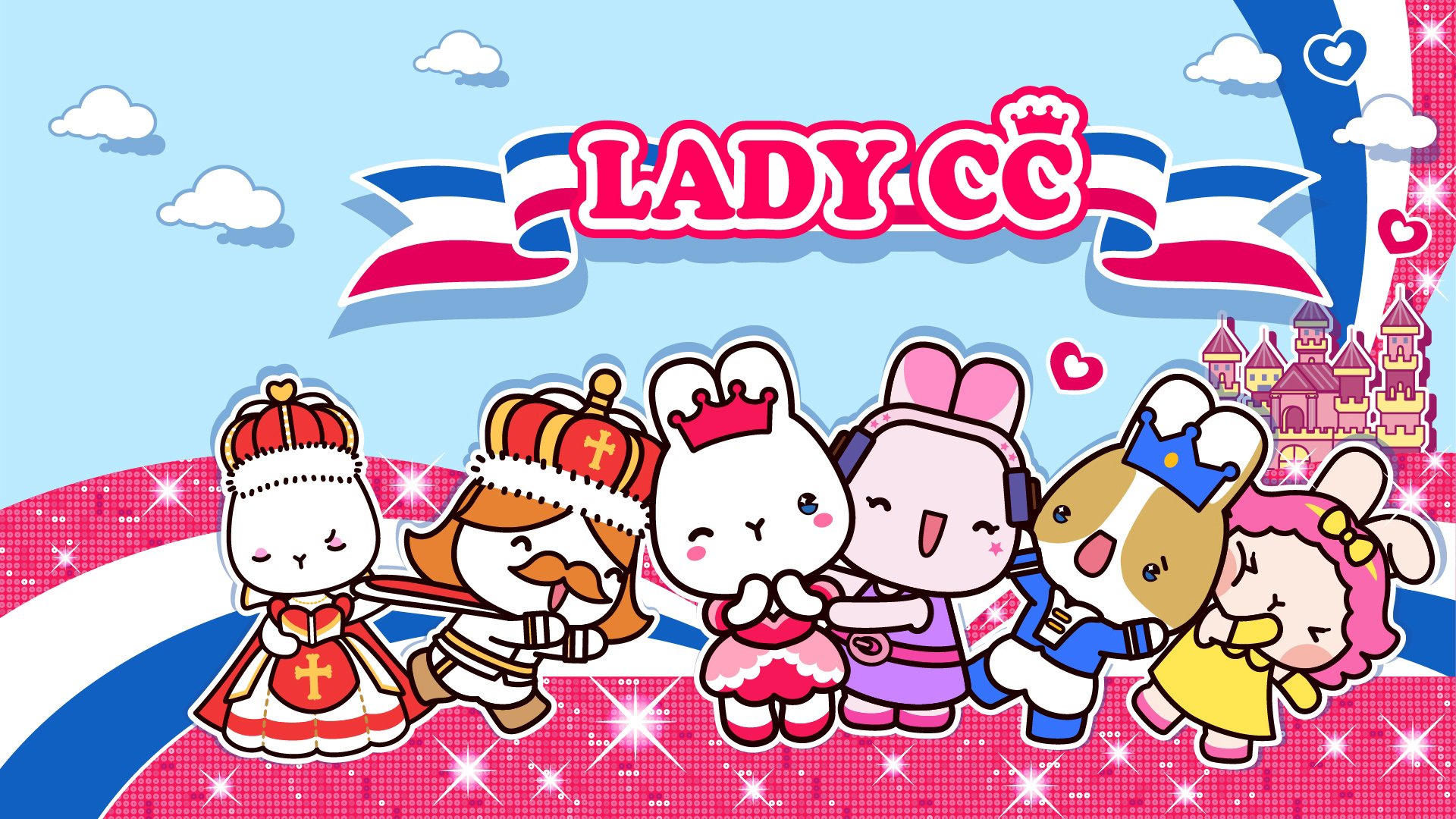 手绘 卡通 兔子 LADY CC 公主茜茜