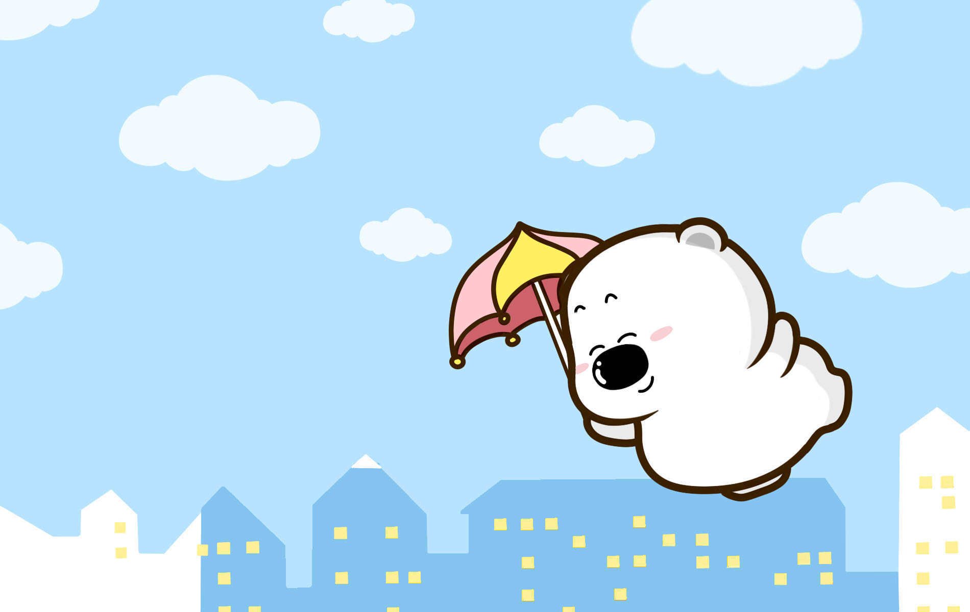 卡通 手绘 小囧熊