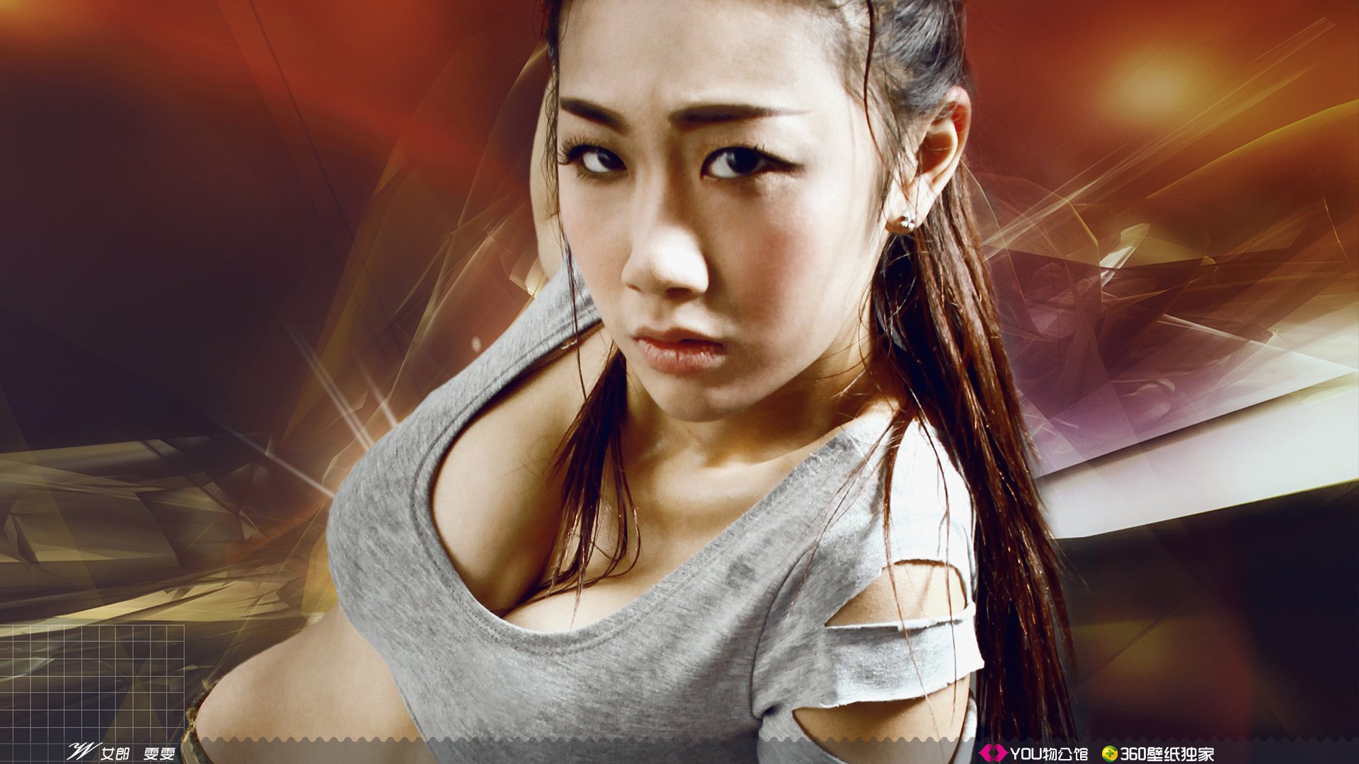 YOU物公馆  @YOU物公馆官博 美女 YOU物馆 足球宝贝 世界杯 W女郎 雯雯