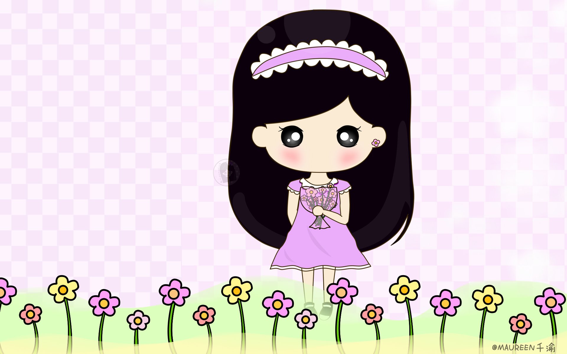 小千渝 女孩 卡通