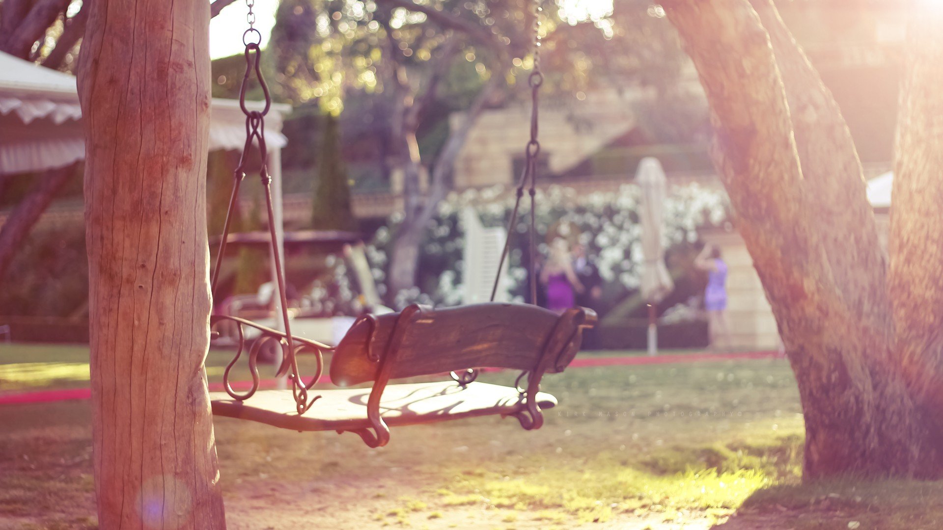 小清新 唯美 温馨 安静 秋千