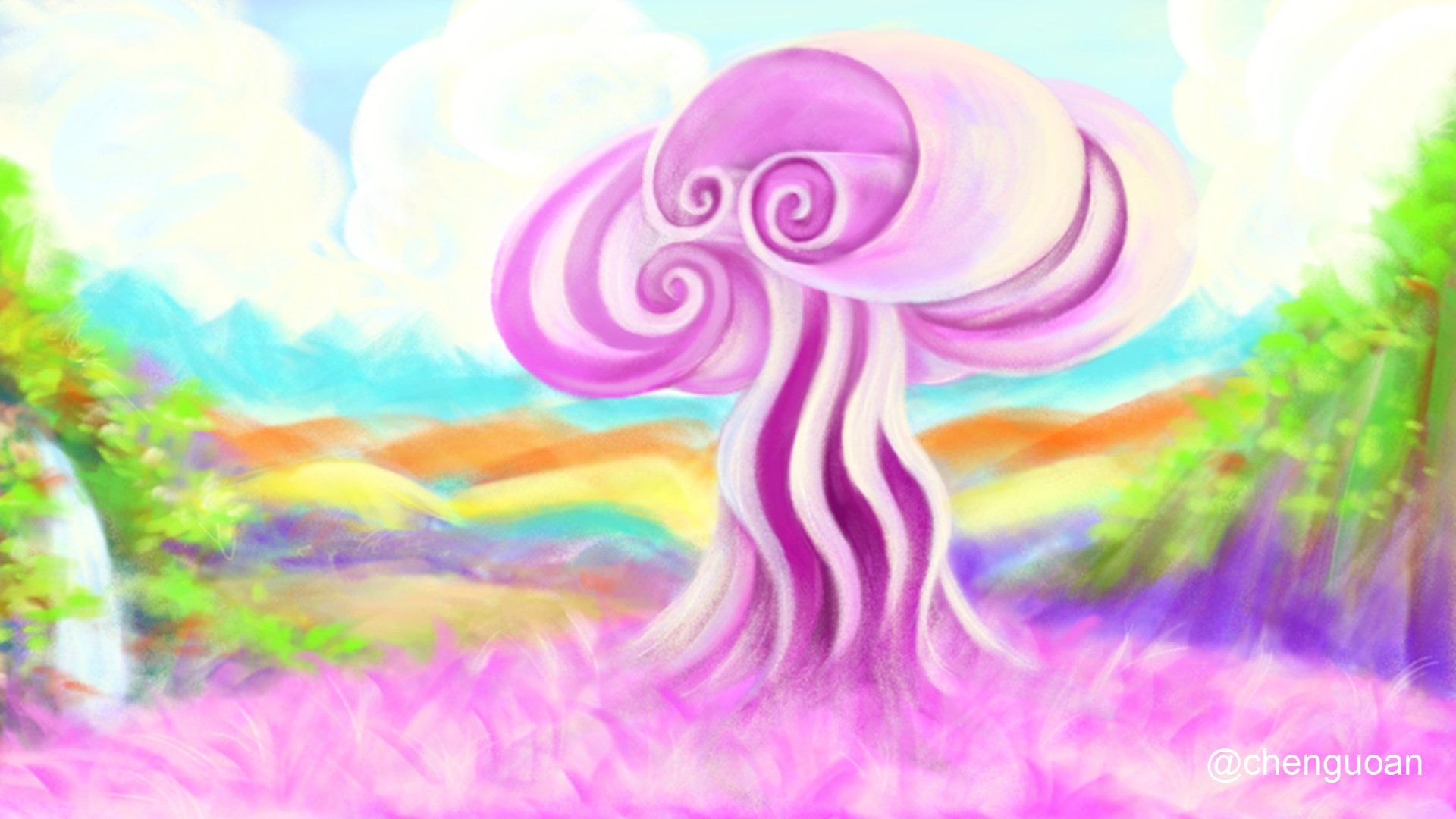 梦幻  炫彩 手绘