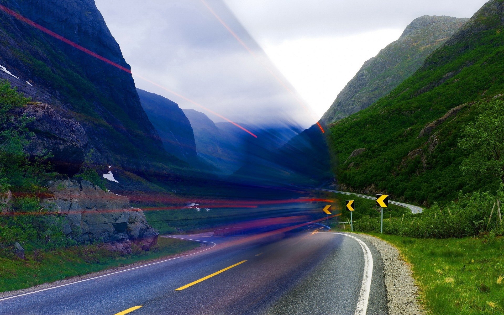 风景 自然风光 意境公路 路 远方