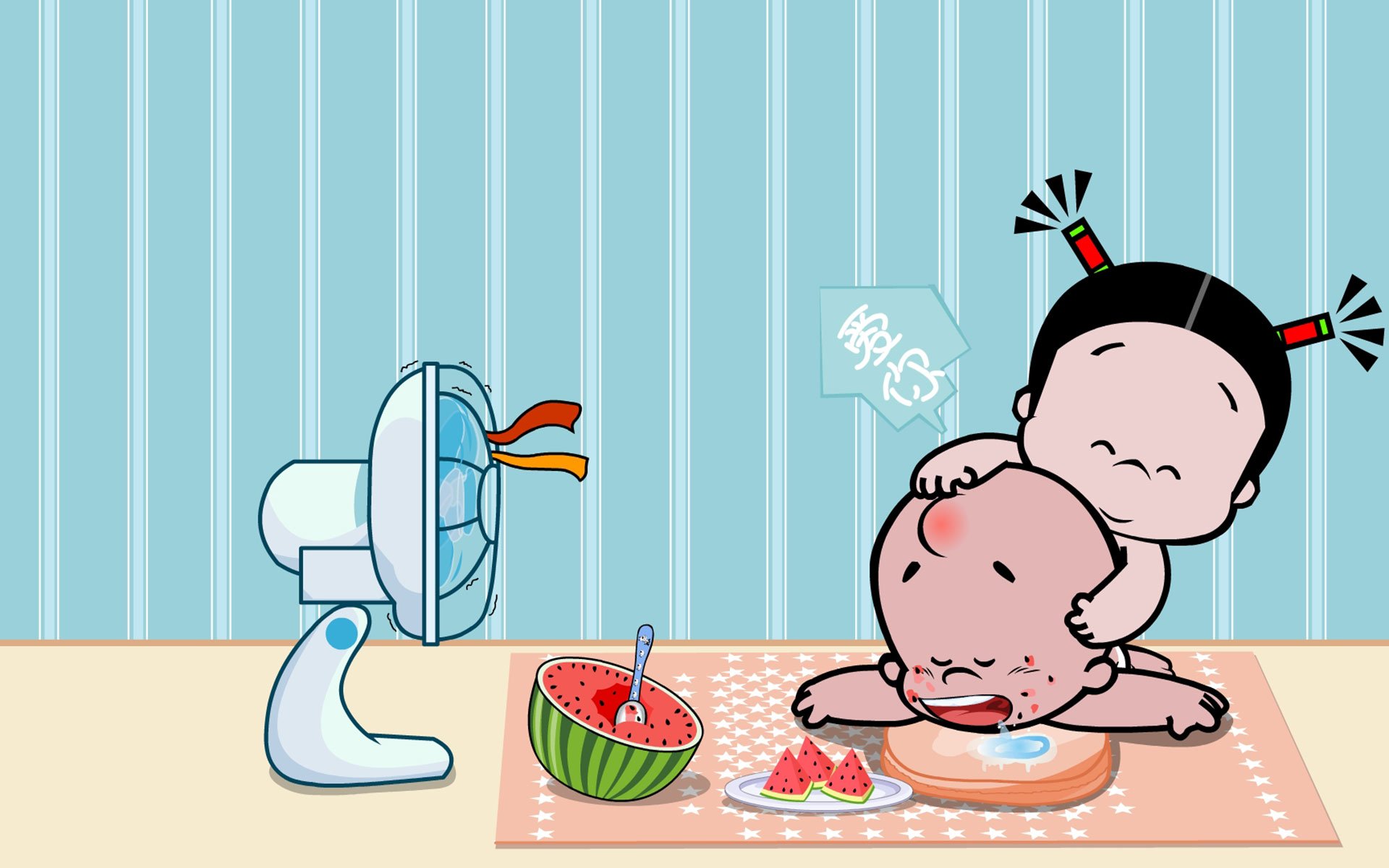 七夕 情人节 情侣 爱情 小破孩