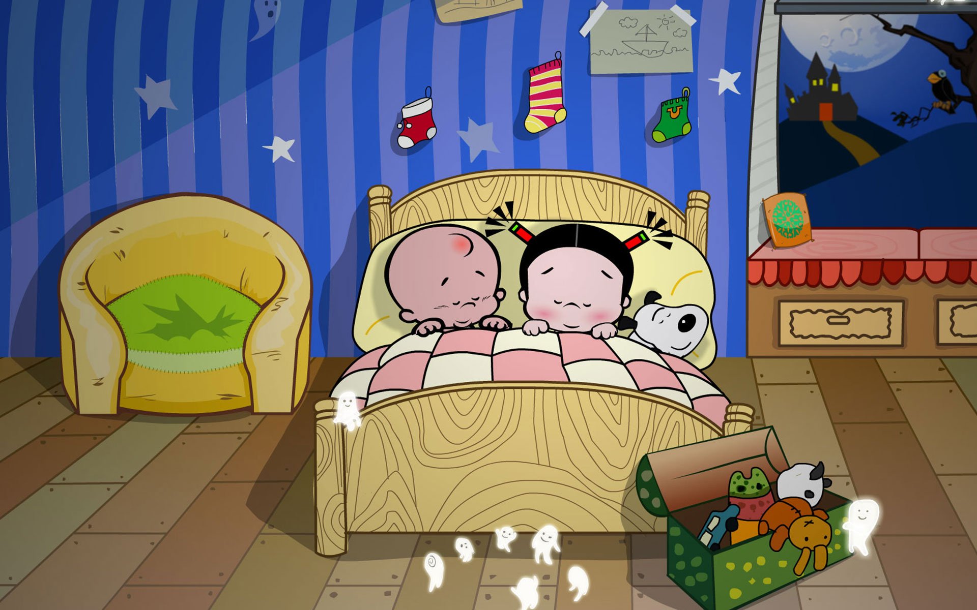 七夕 情人节 情侣 爱情 小破孩