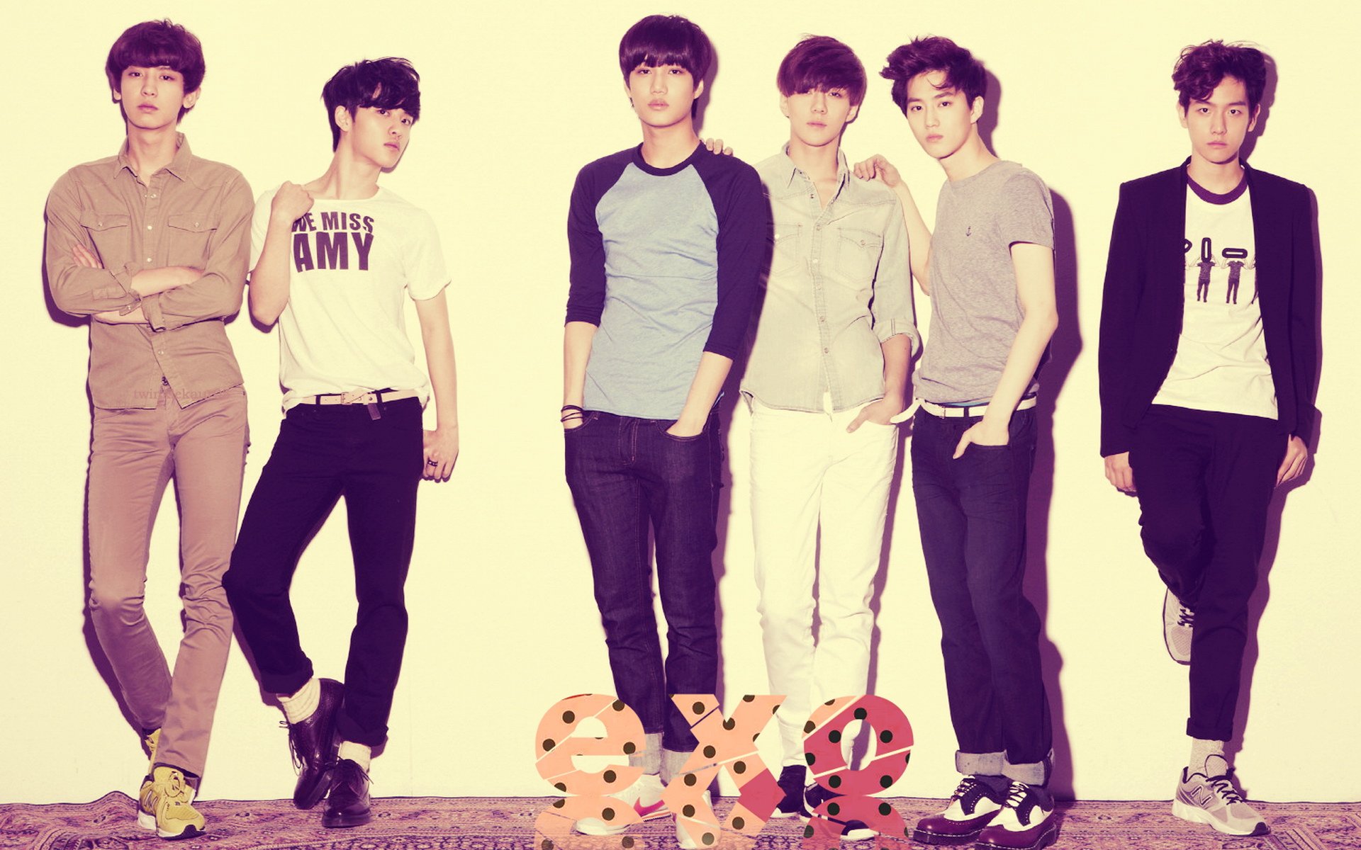 明星 韩国 帅哥 EXO