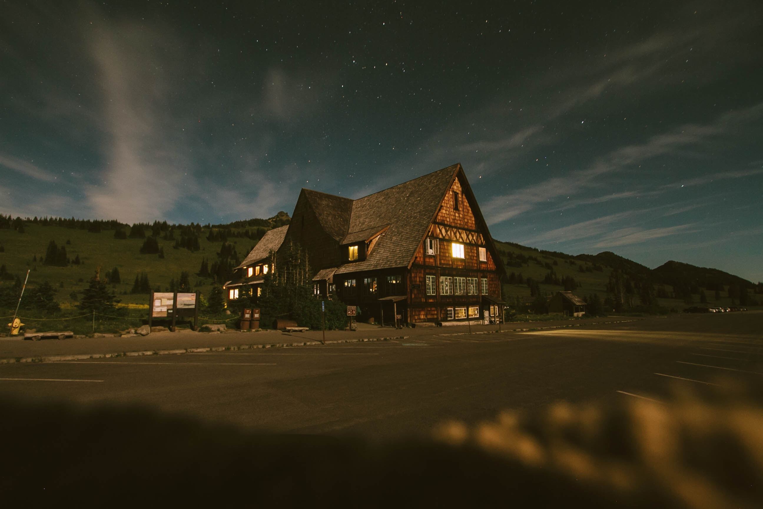 风景 建筑 星空
