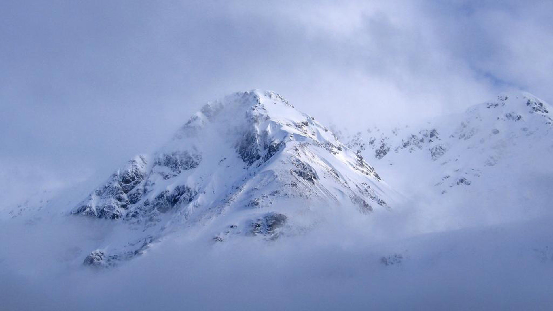 冰天雪地  山水风光  雪山  壮观