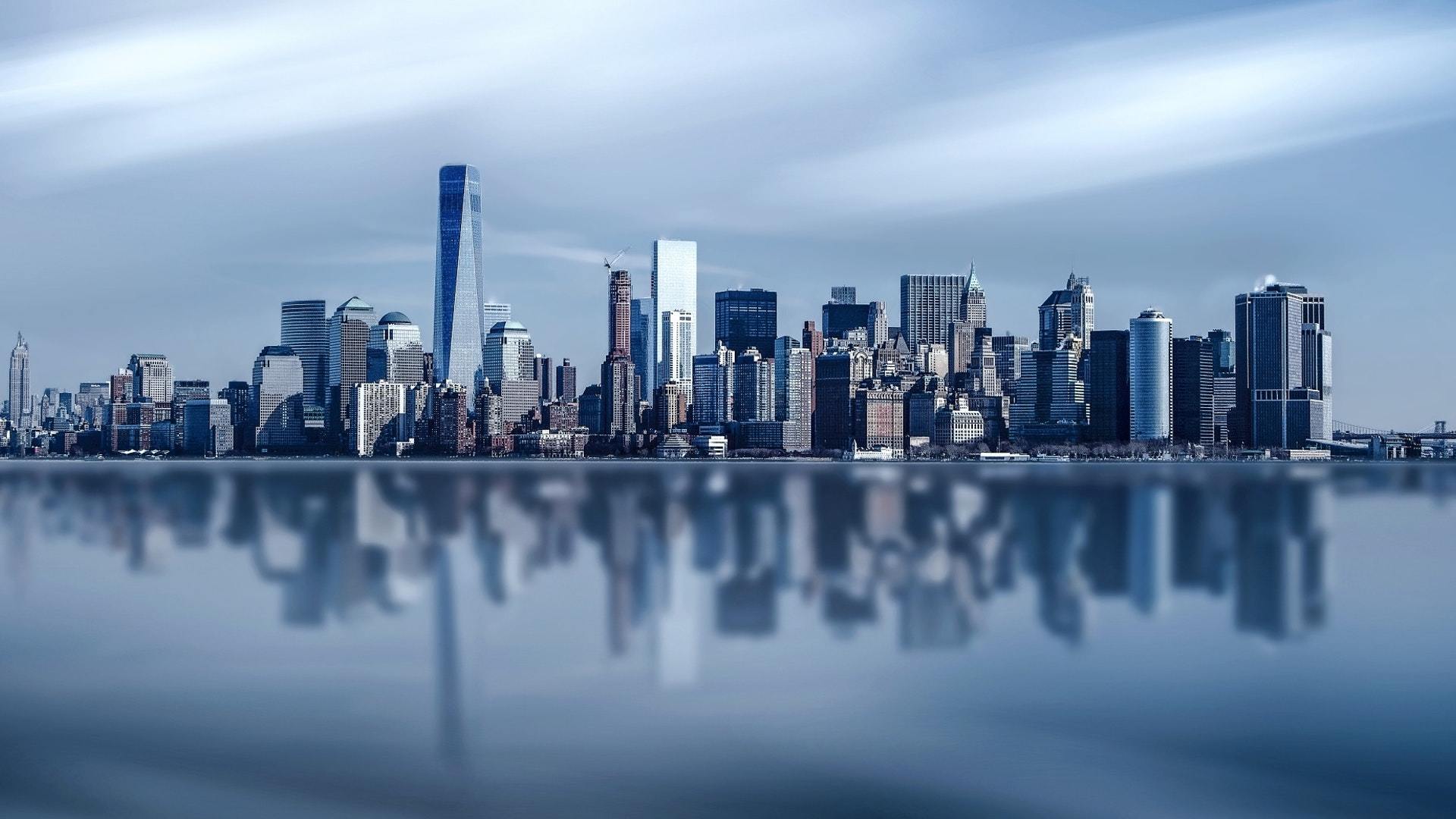 风景 城市 水面