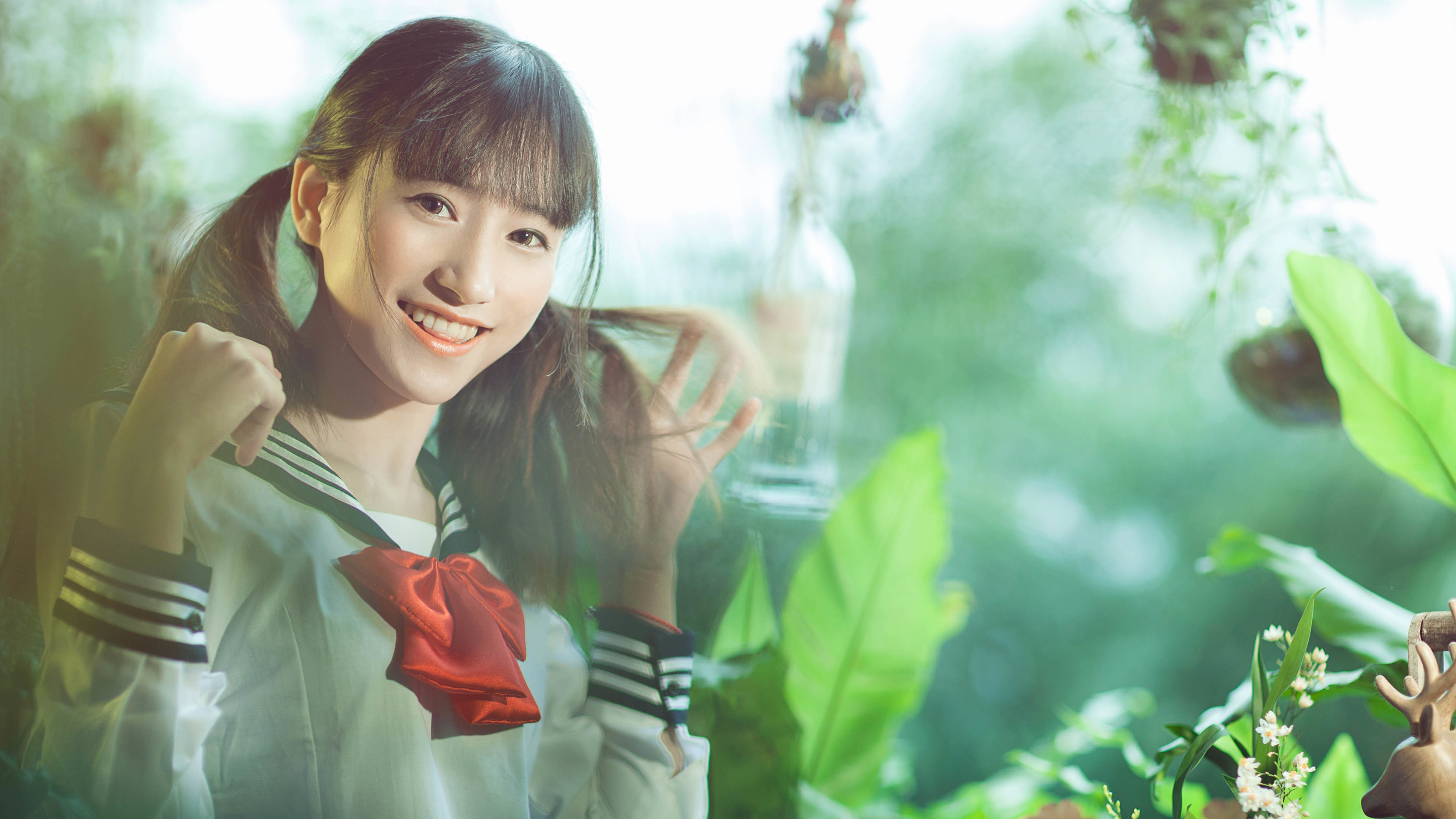 青春文艺校服美女