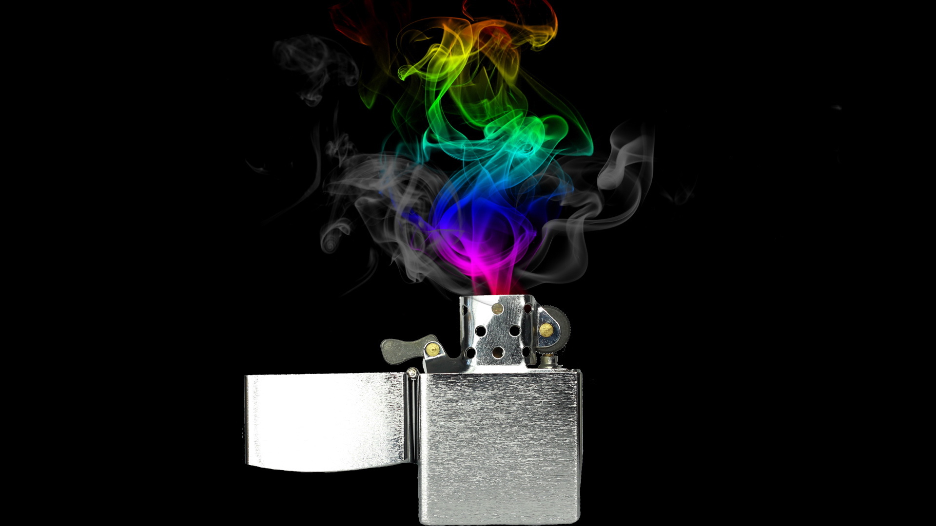 炫酷 艺术 打火机 zippo 七彩