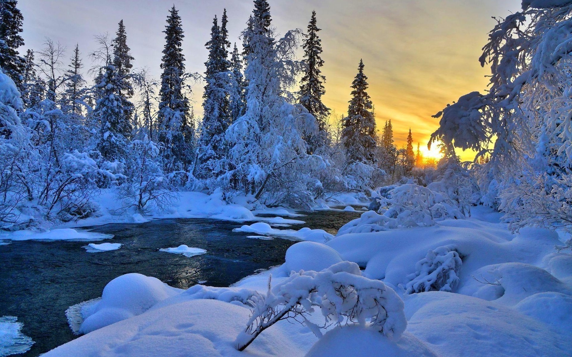 风景  雪景  阳光灿烂   冰天雪地