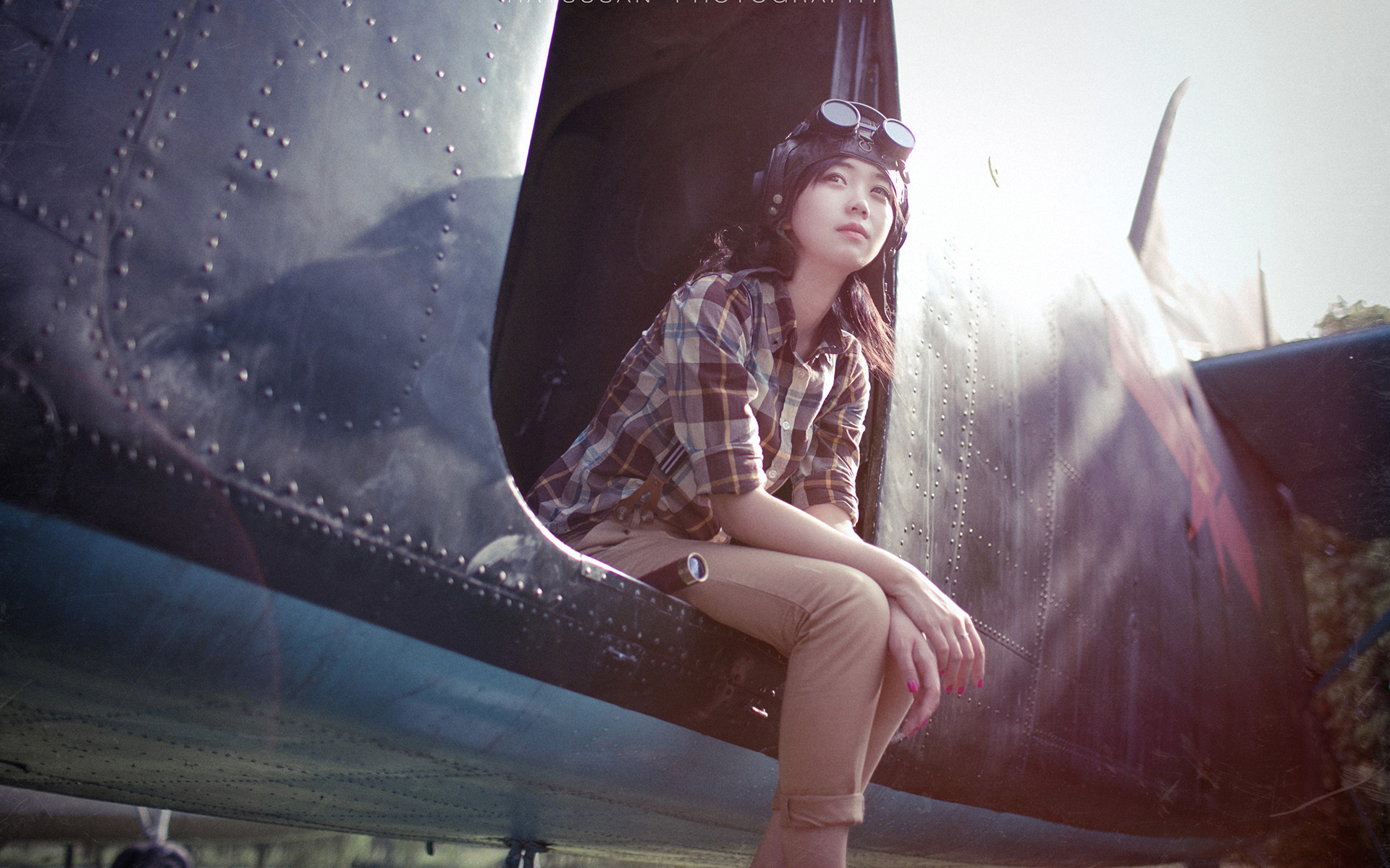 美女 文艺古风 恬静