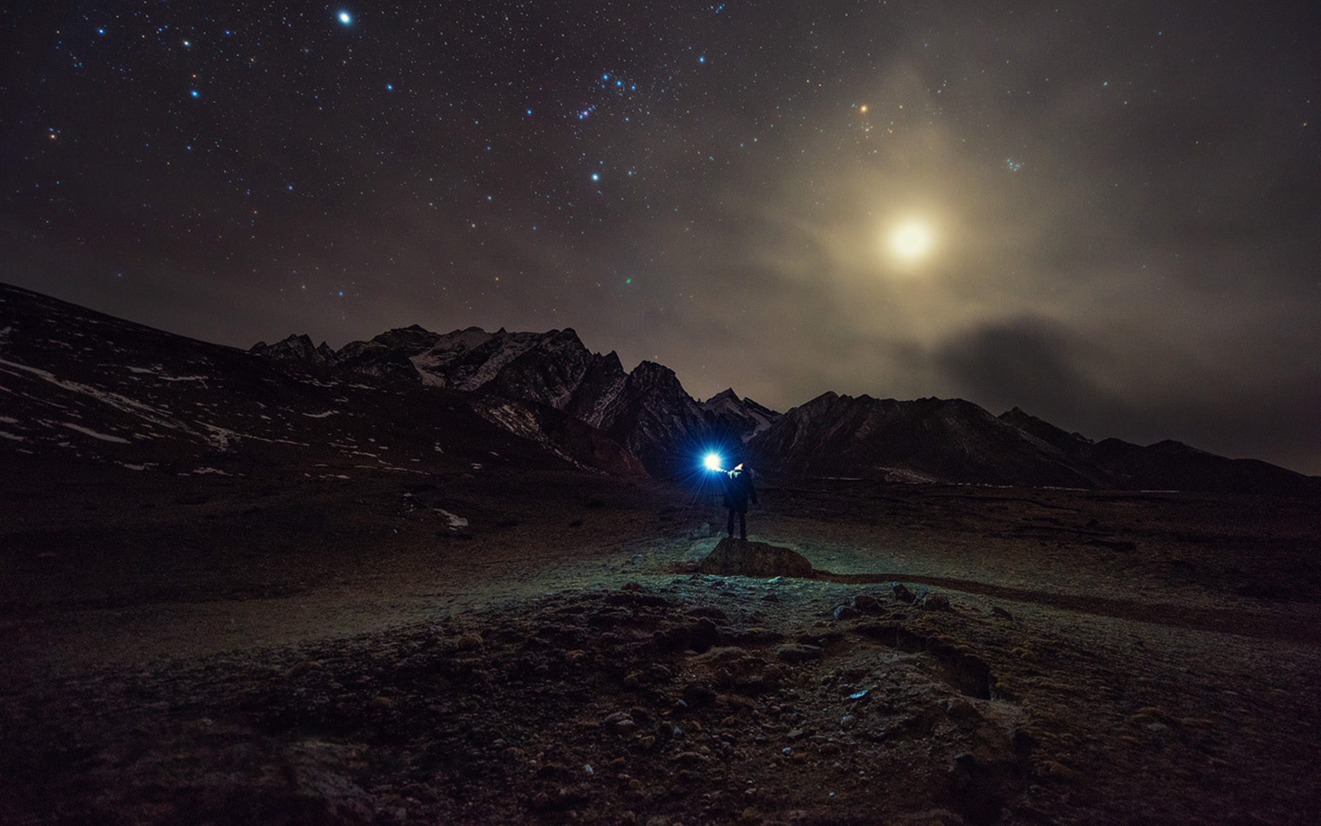 奇幻梦境  西藏唯美星空