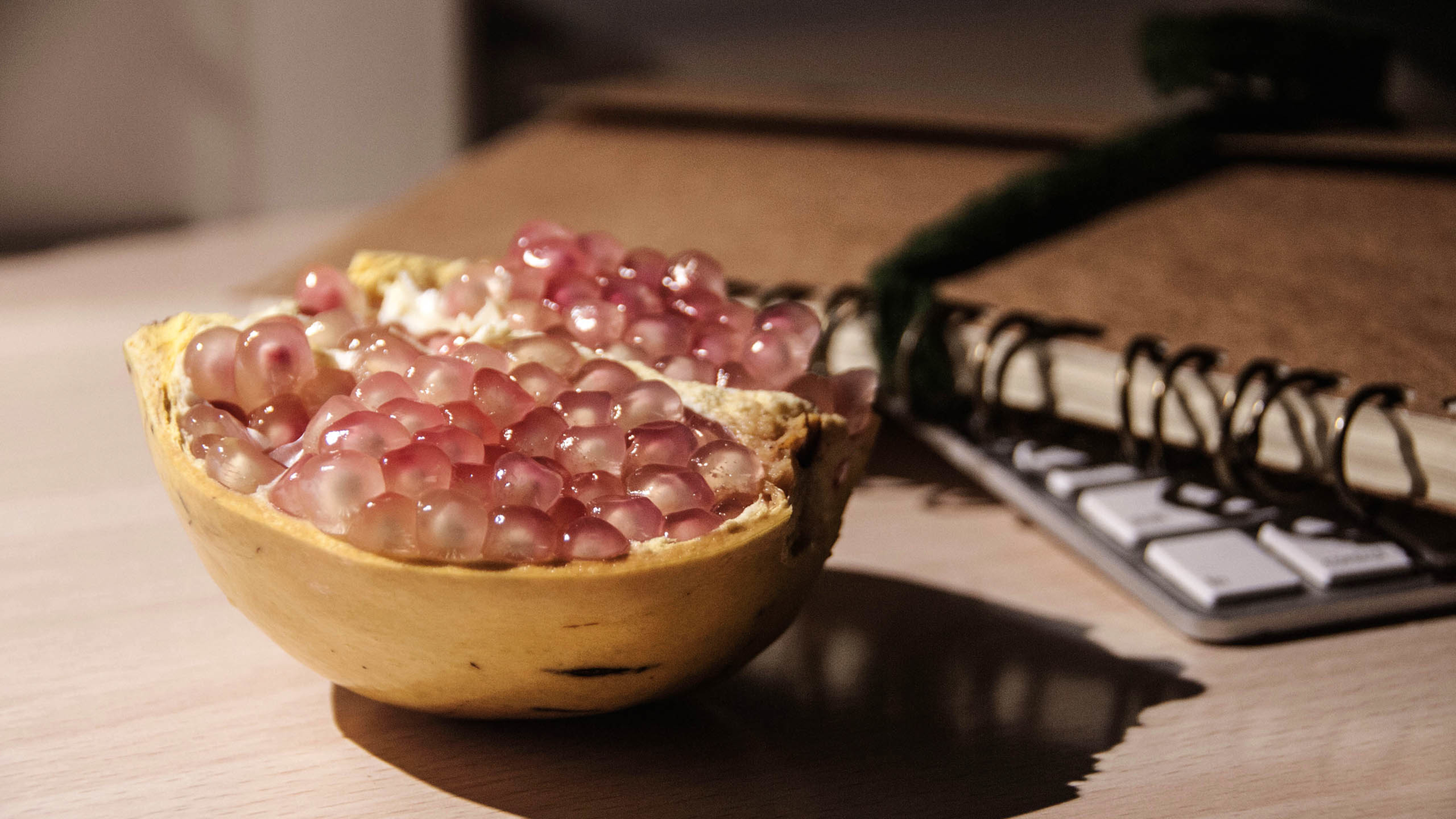 水果 石榴 微距