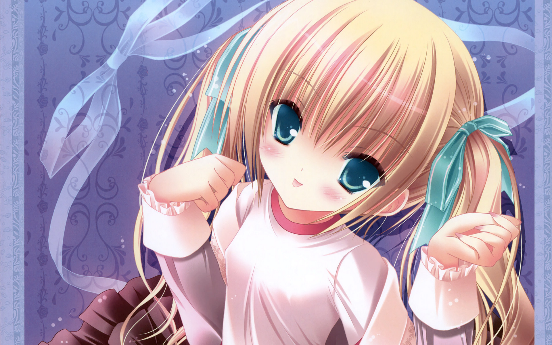 动漫  萌妹子  小萝莉  呆萌可爱   宽屏