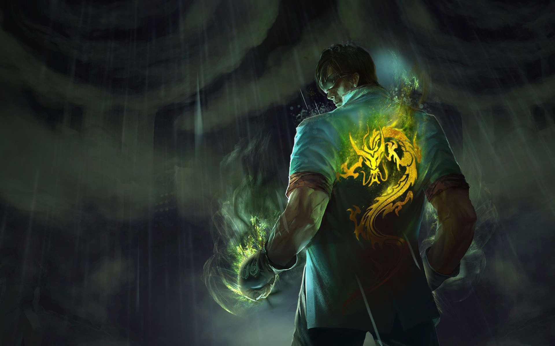 游戏 英雄联盟 盲僧 龙的传人