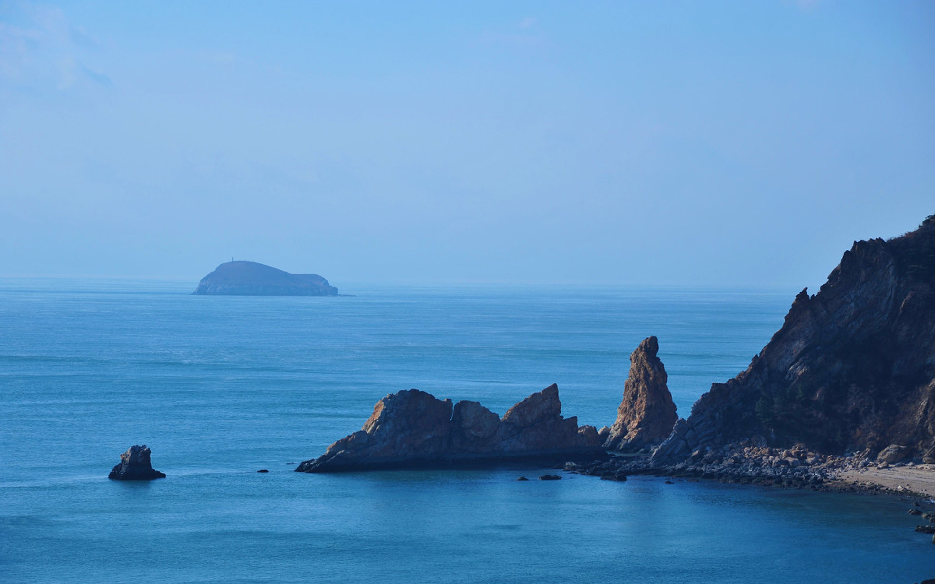 风景 海岸 蓝色
