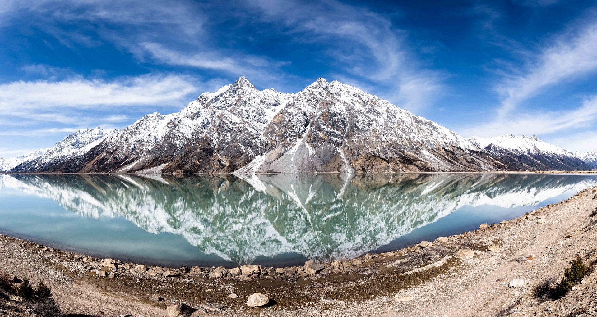 西藏然乌湖 风景 护眼