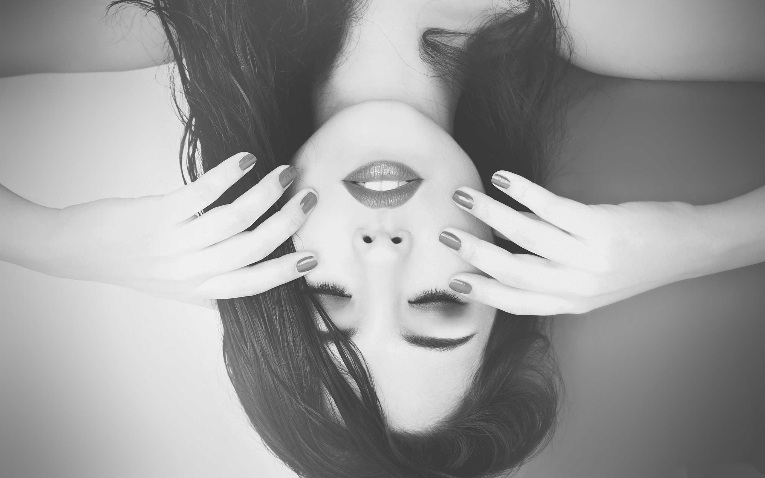 欧美女神 黑白风格