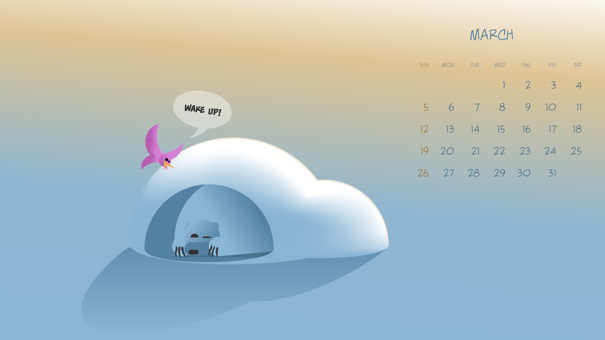 2017年3月 北极熊