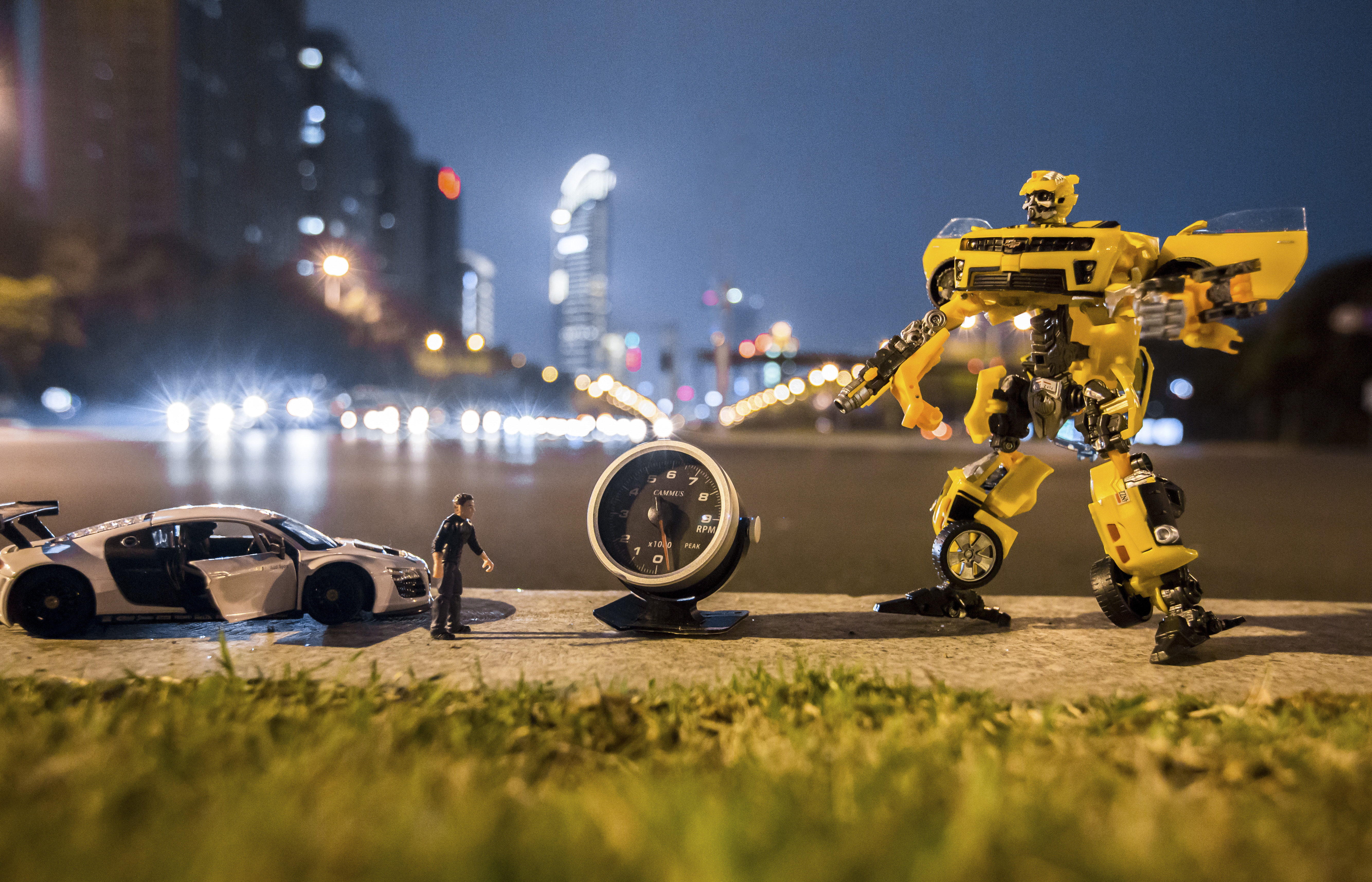 静物写真 汽车模型 变形金刚