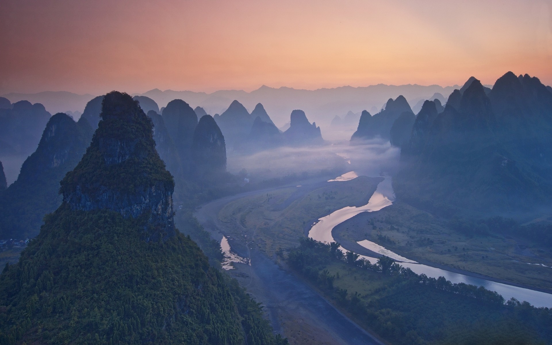 风景 山川 河流